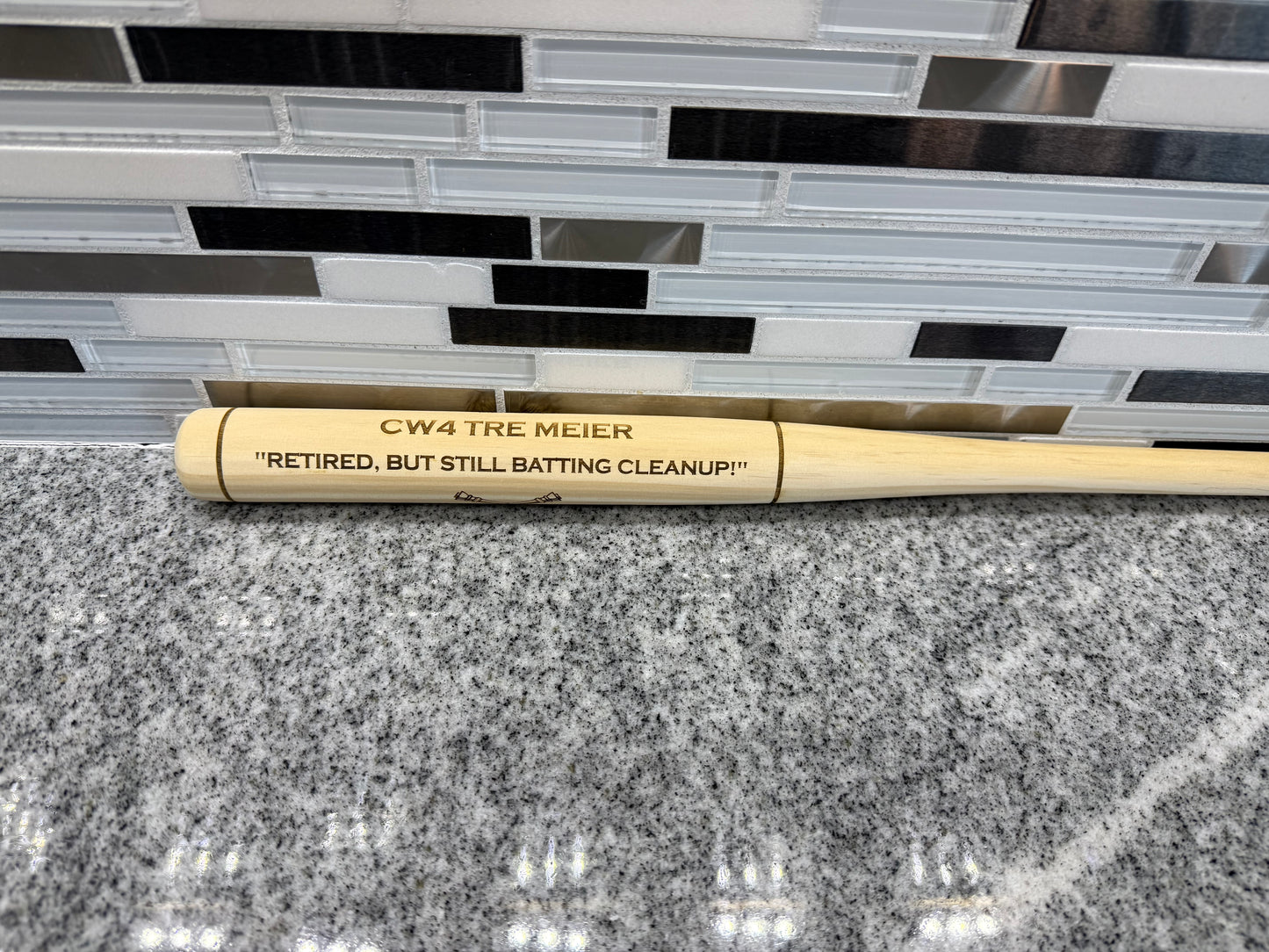 Laser-Engraved Baseball Bats