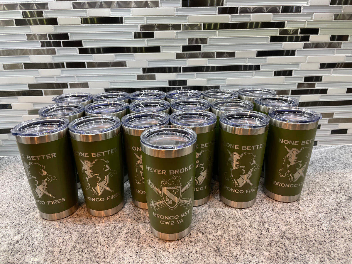 Laser-Engraved 20 oz. Tumbler