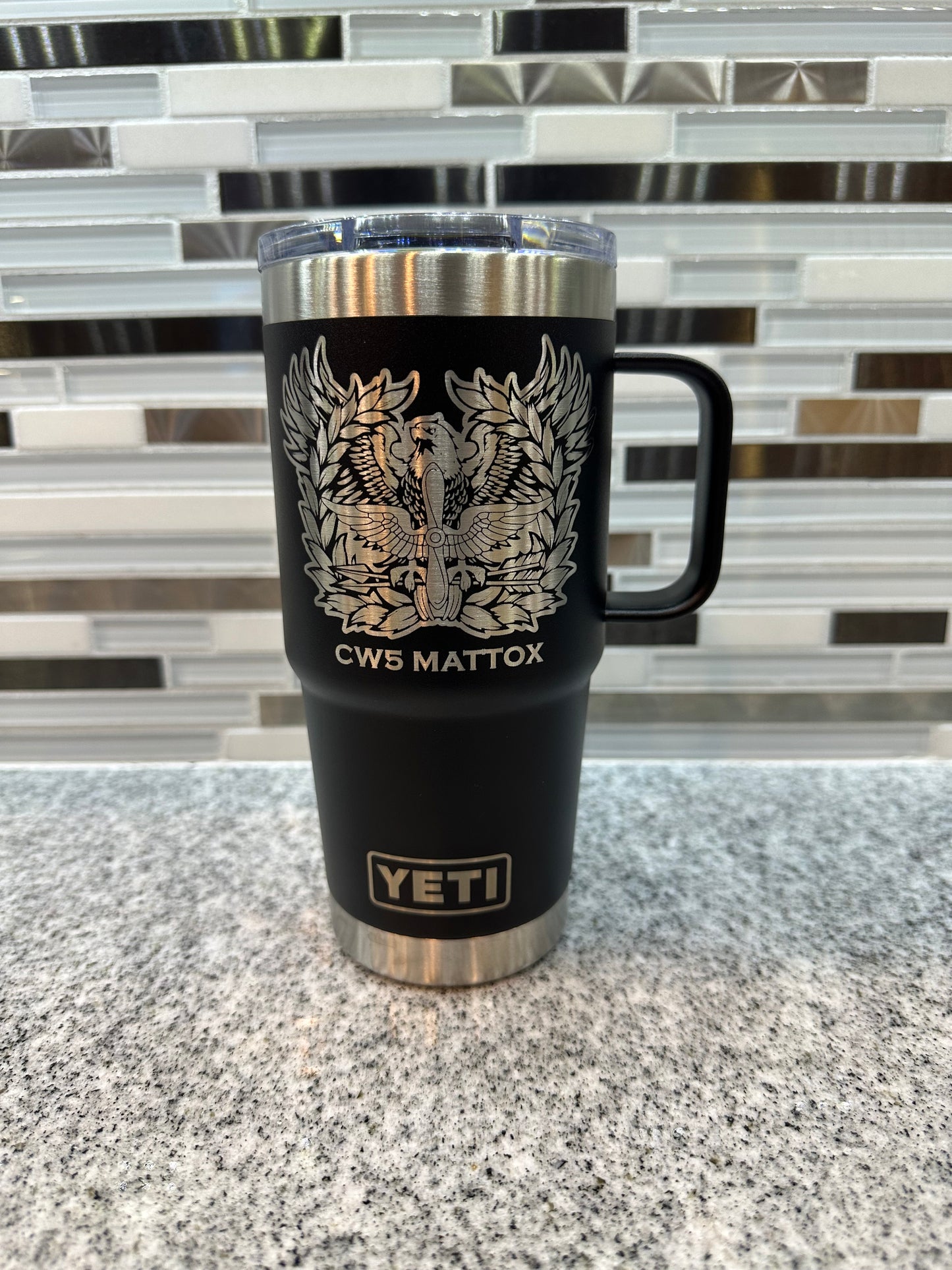 Laser-Engraved Yeti Drinkware