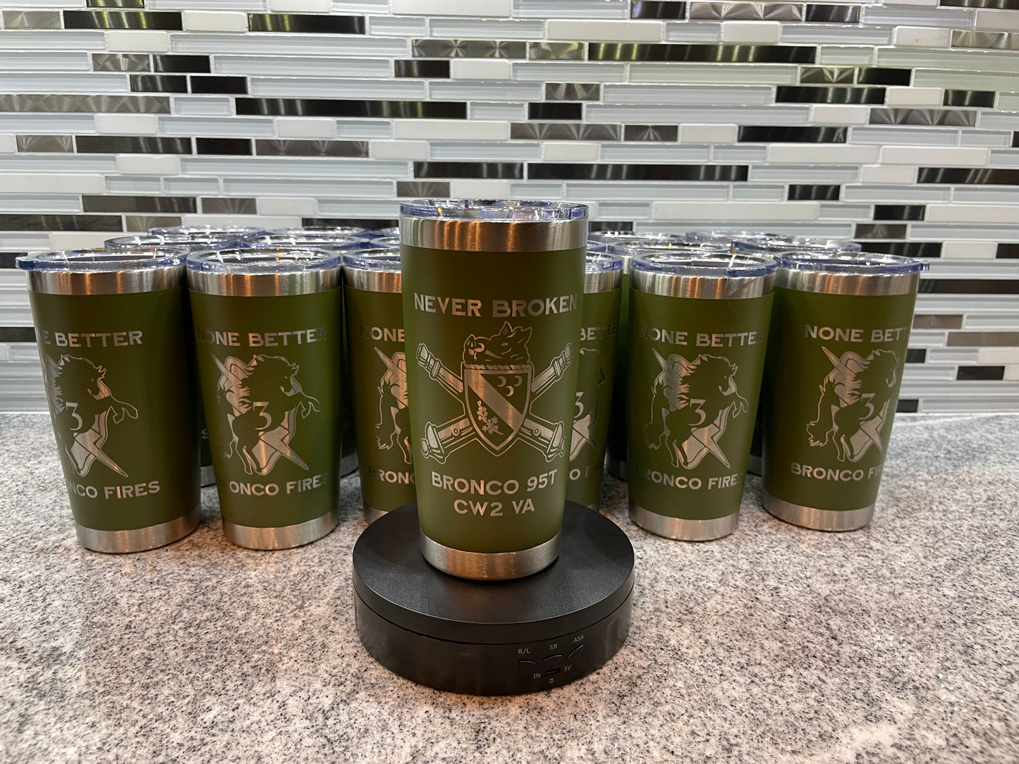 Laser-Engraved 20 oz. Tumbler