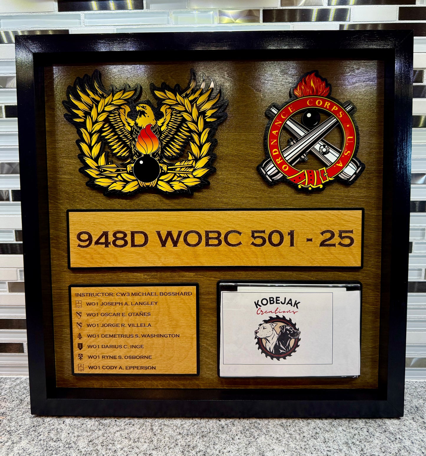 Framed Plaques
