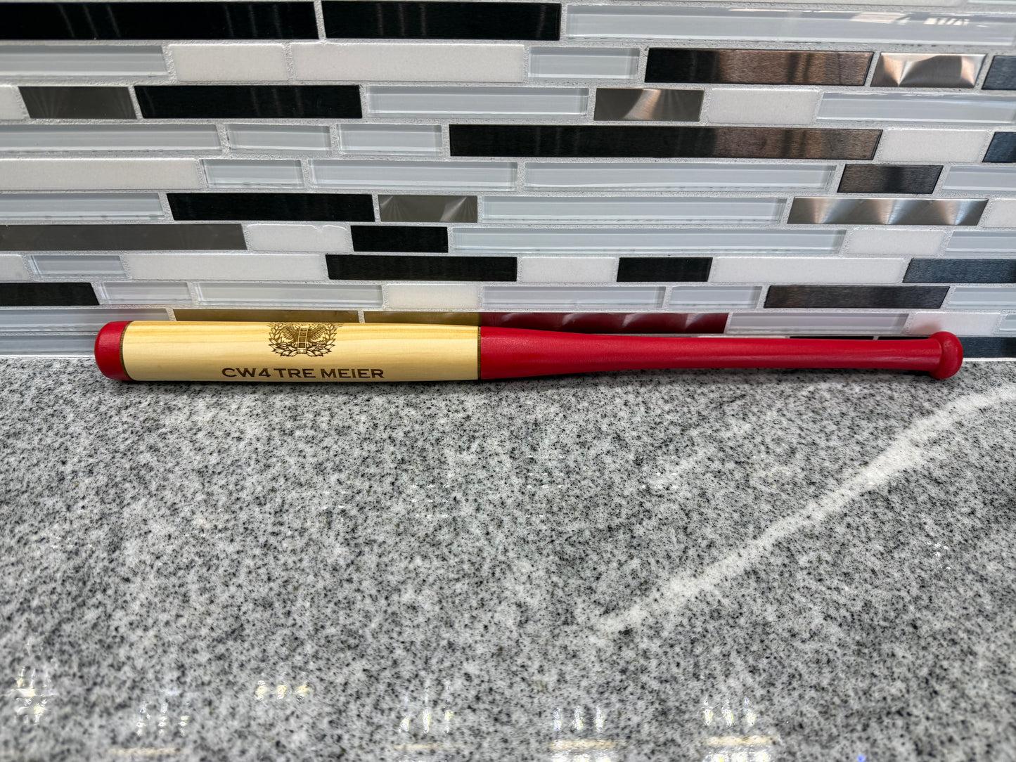 Laser-Engraved Baseball Bats