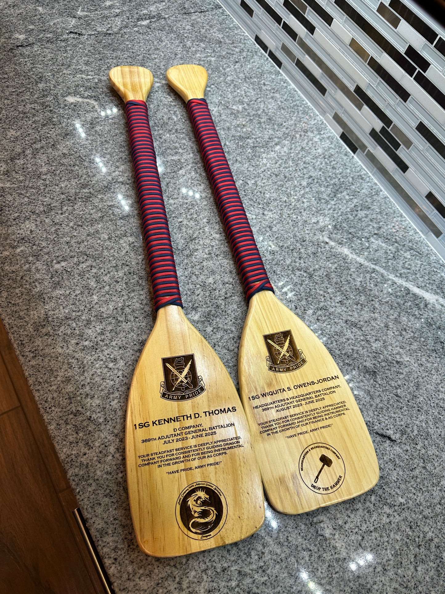 Wooden Oars