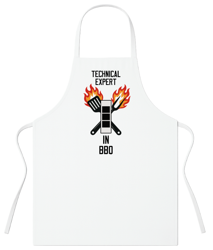 Customizable White Apron