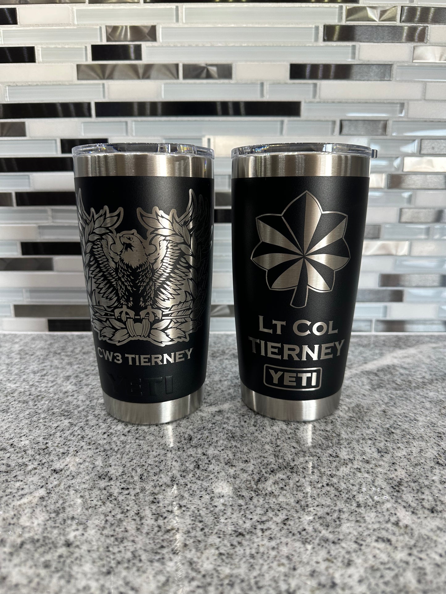 Laser-Engraved Yeti Drinkware