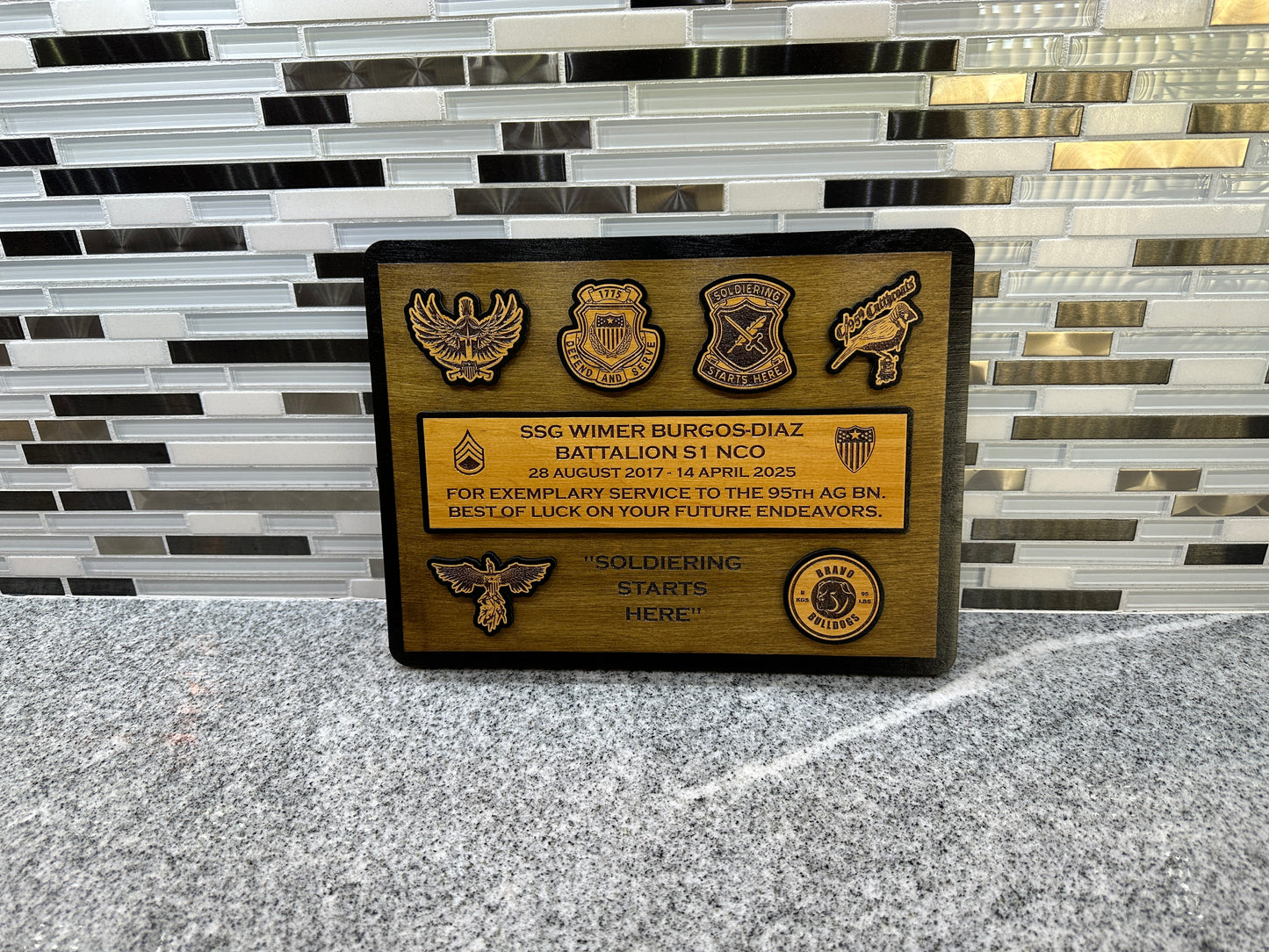 Frameless Plaques
