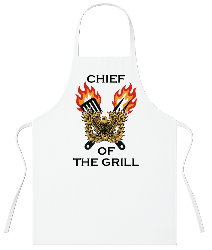 Customizable White Apron