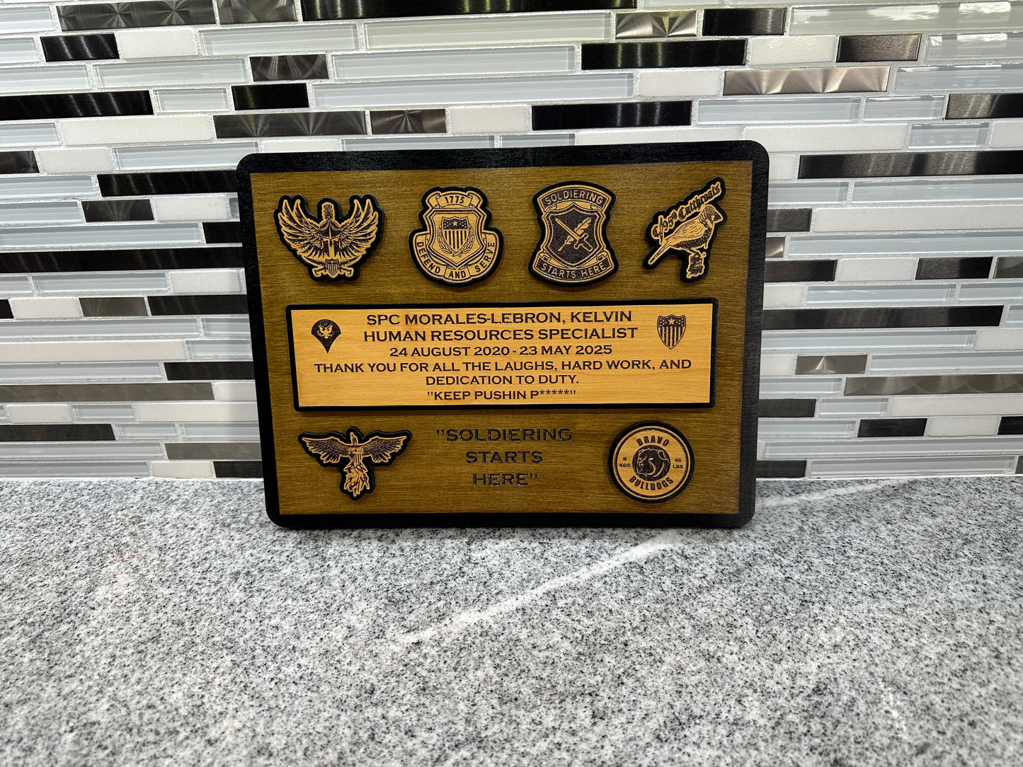 Frameless Plaques