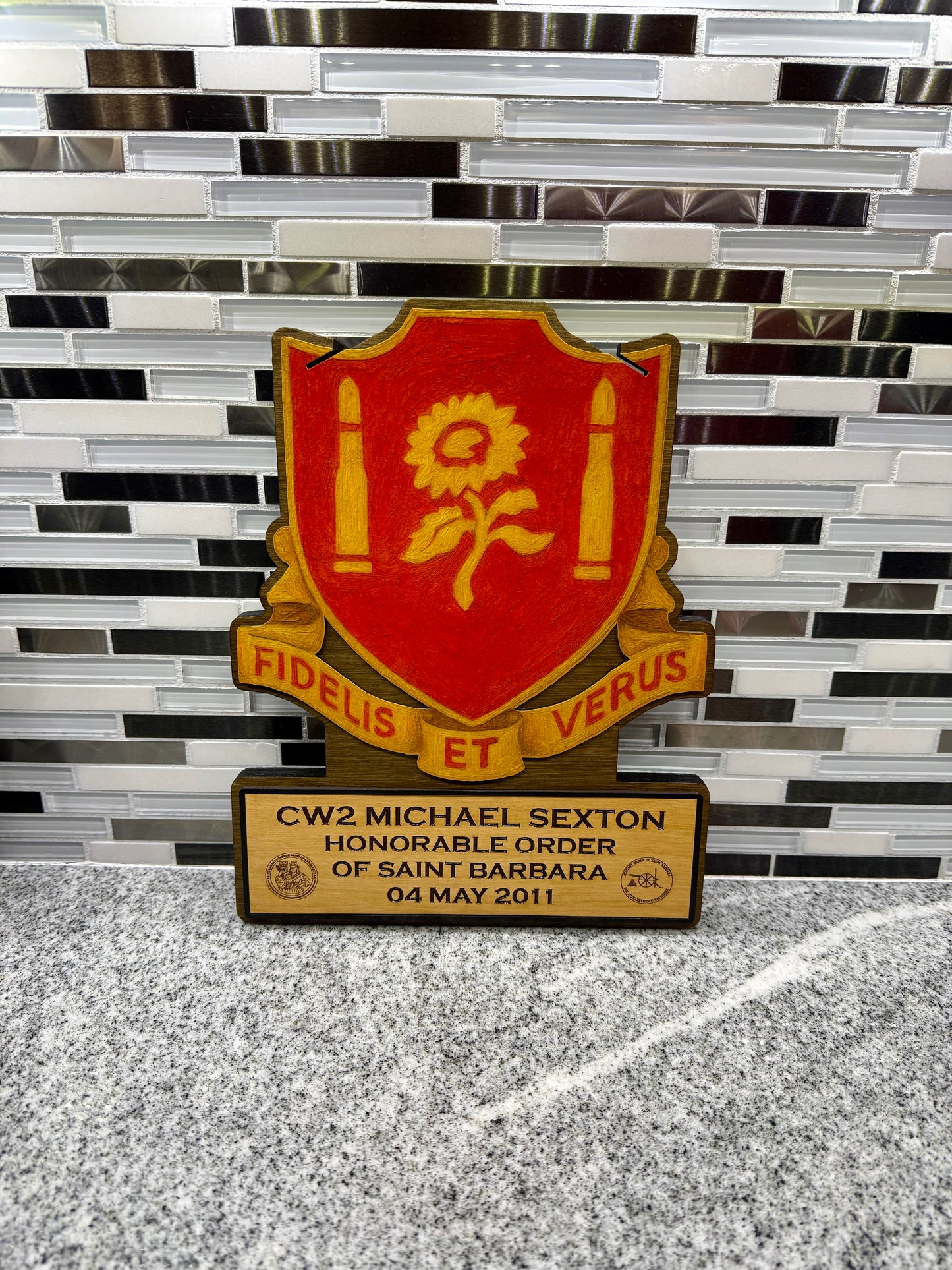 Medallion Display Plaque
