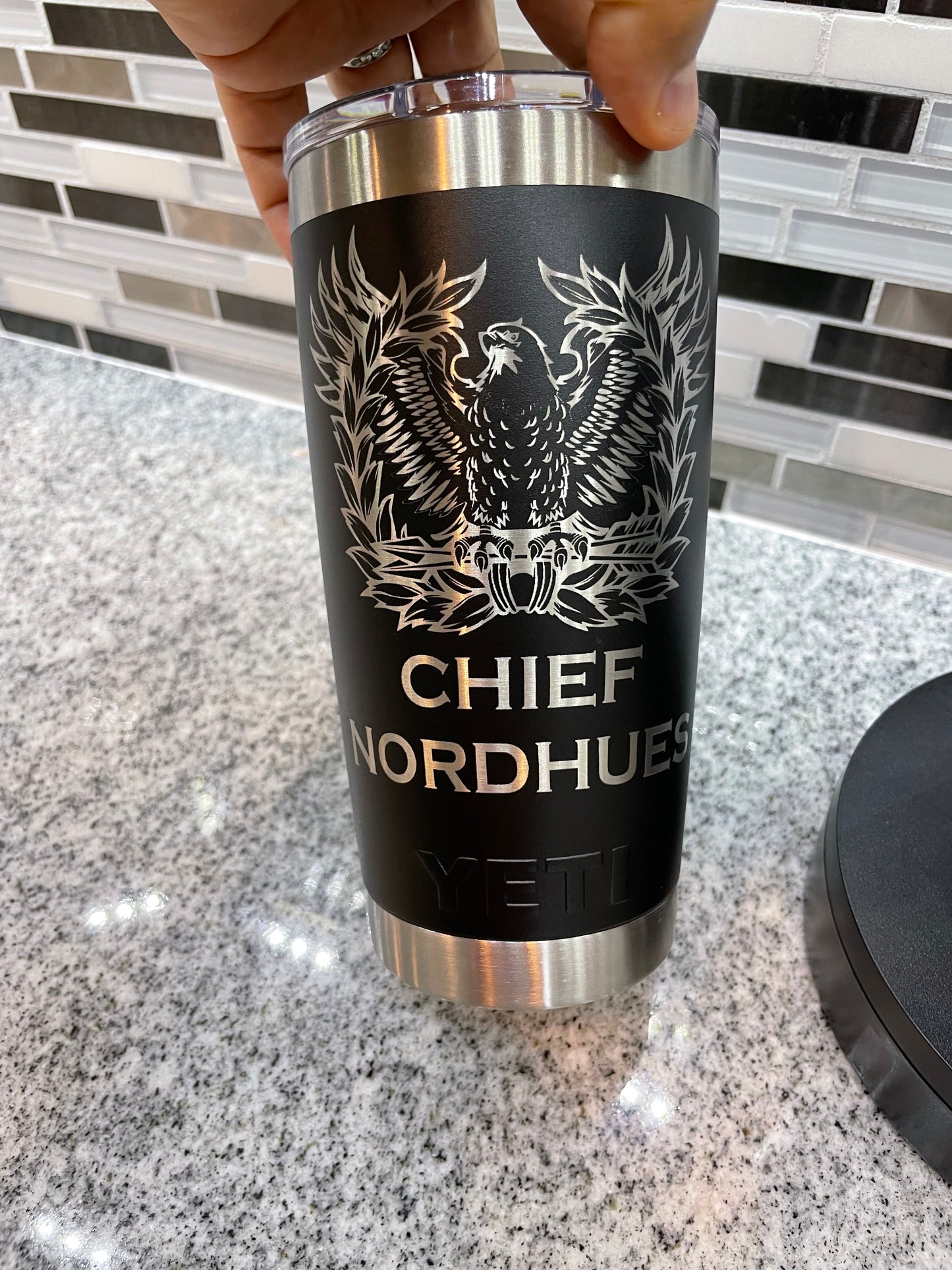 Laser-Engraved 20 oz. Tumbler