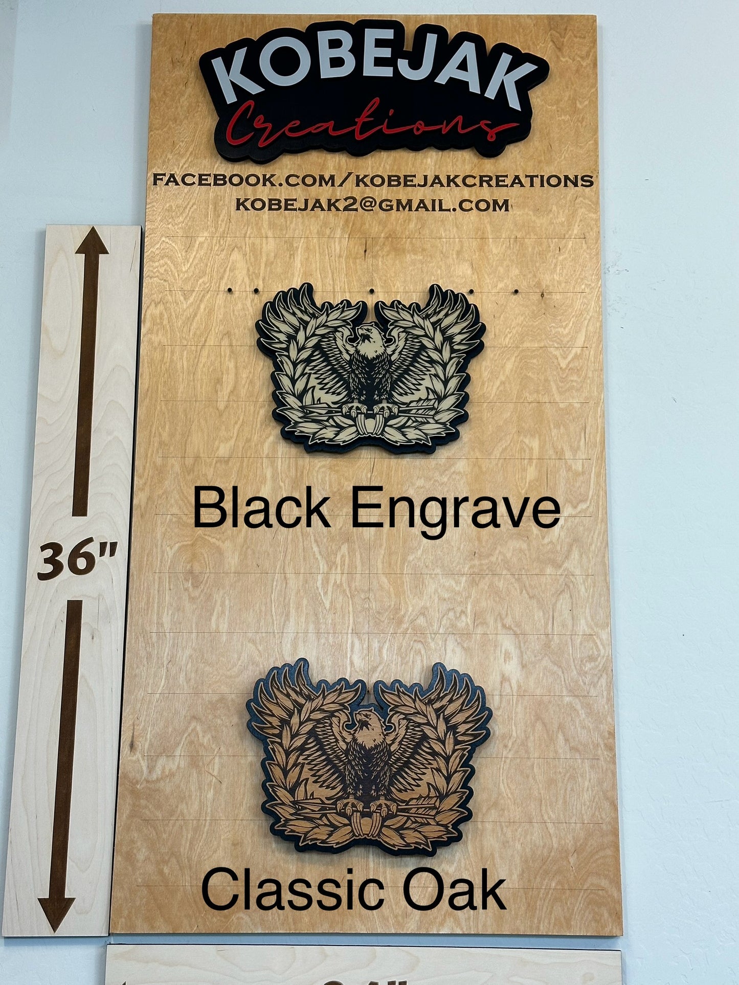 22", 15", & 12" Eagle Rising Plaques