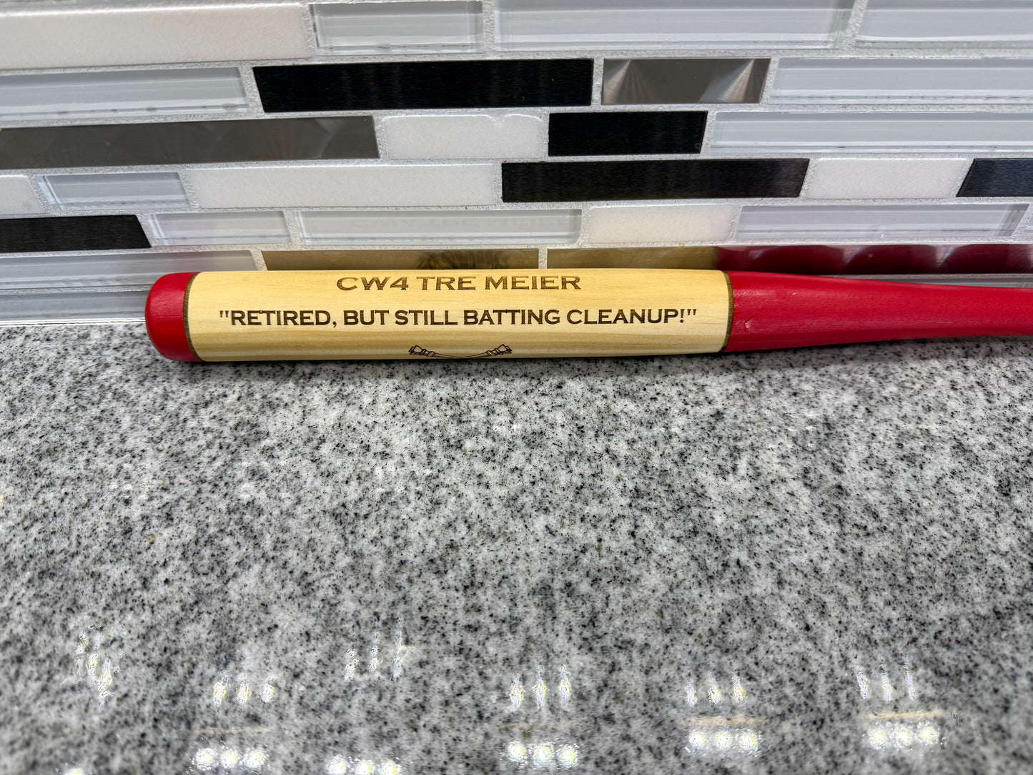 Laser-Engraved Baseball Bats