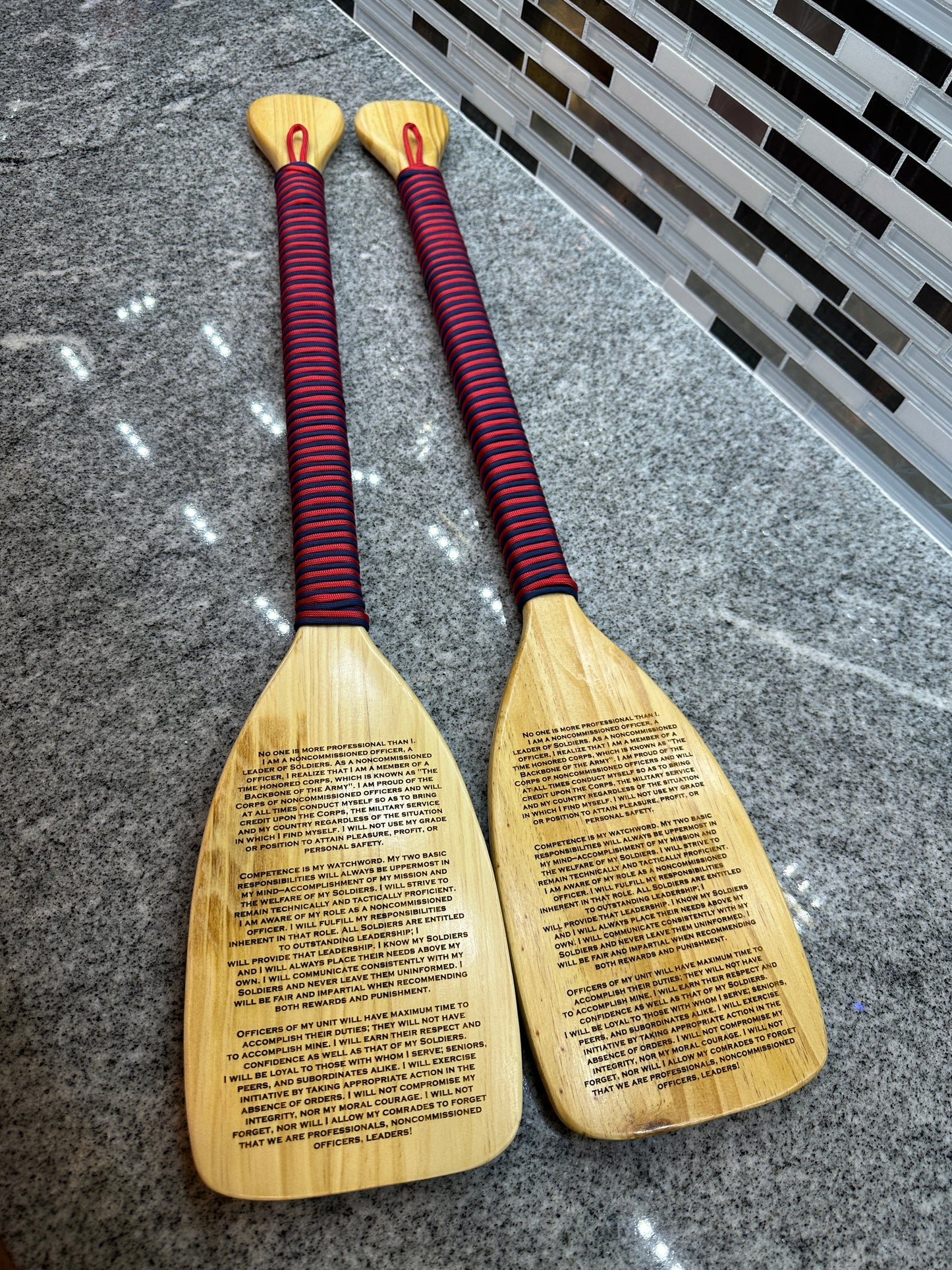 Wooden Oars