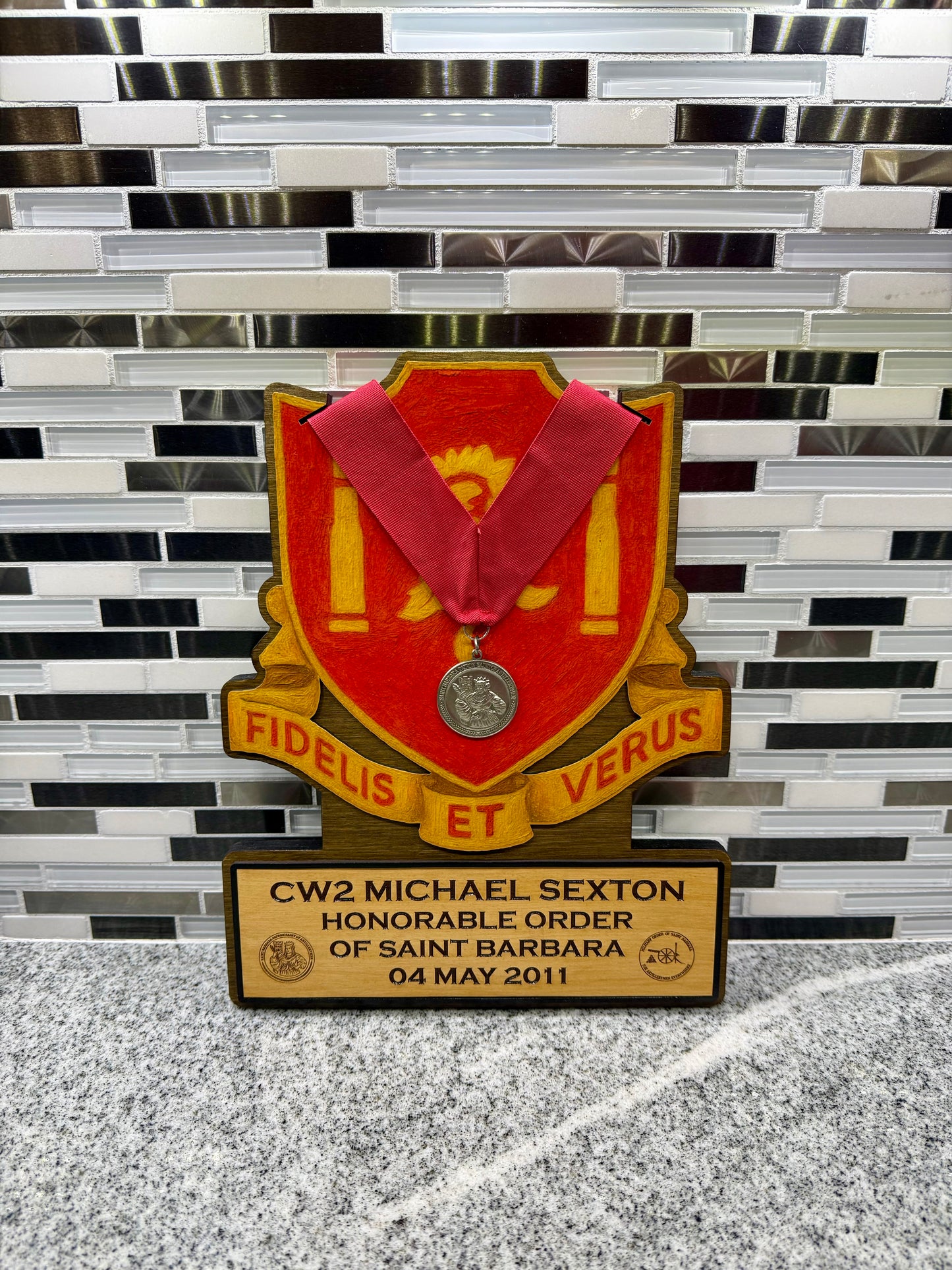 Medallion Display Plaque