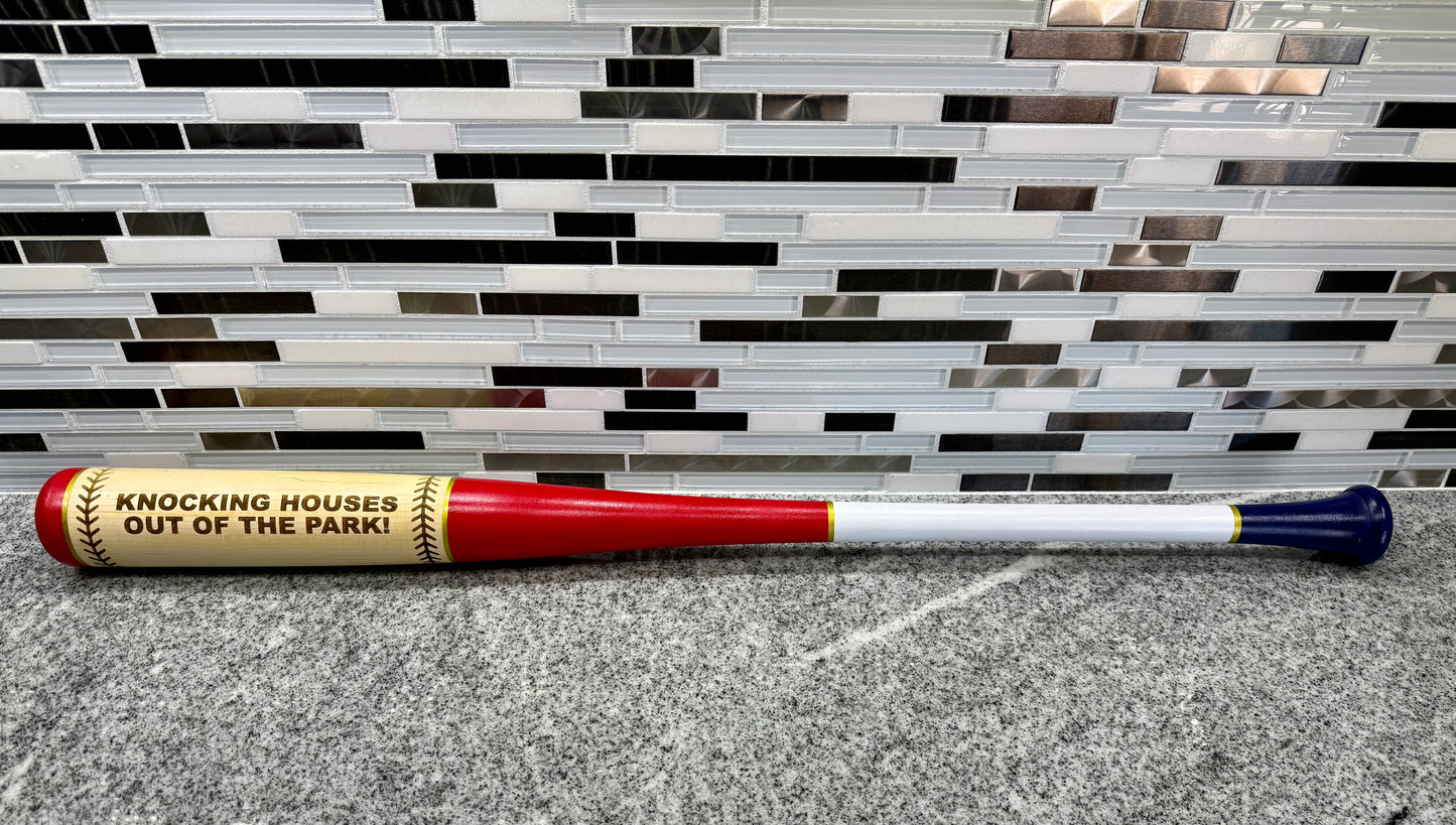 Laser-Engraved Baseball Bats