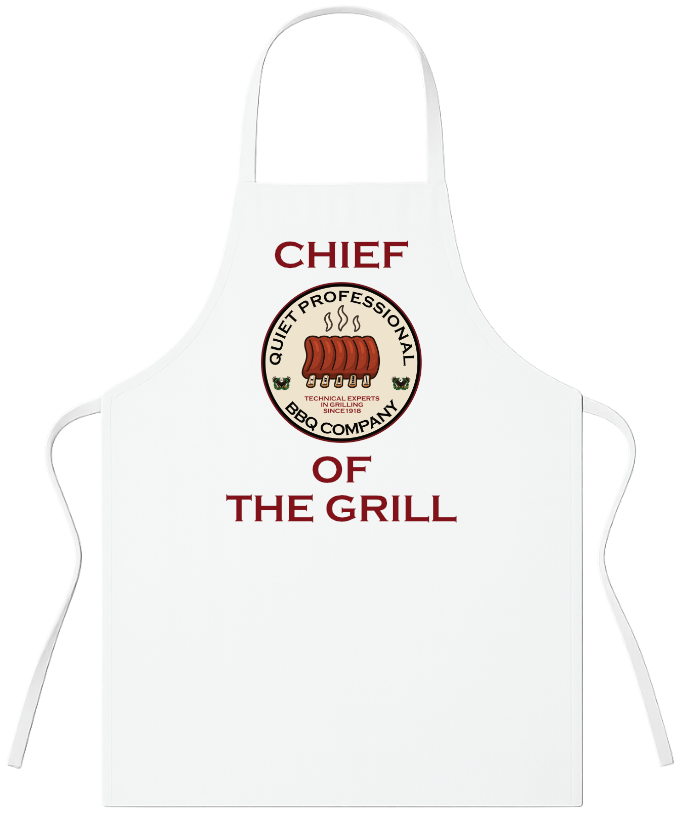 Customizable White Apron
