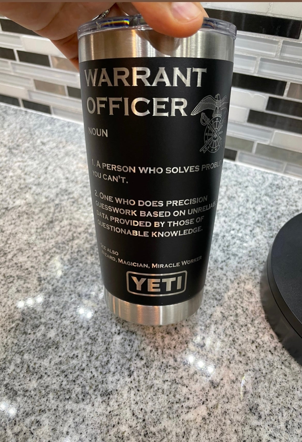 Laser-Engraved 20 oz. Tumbler