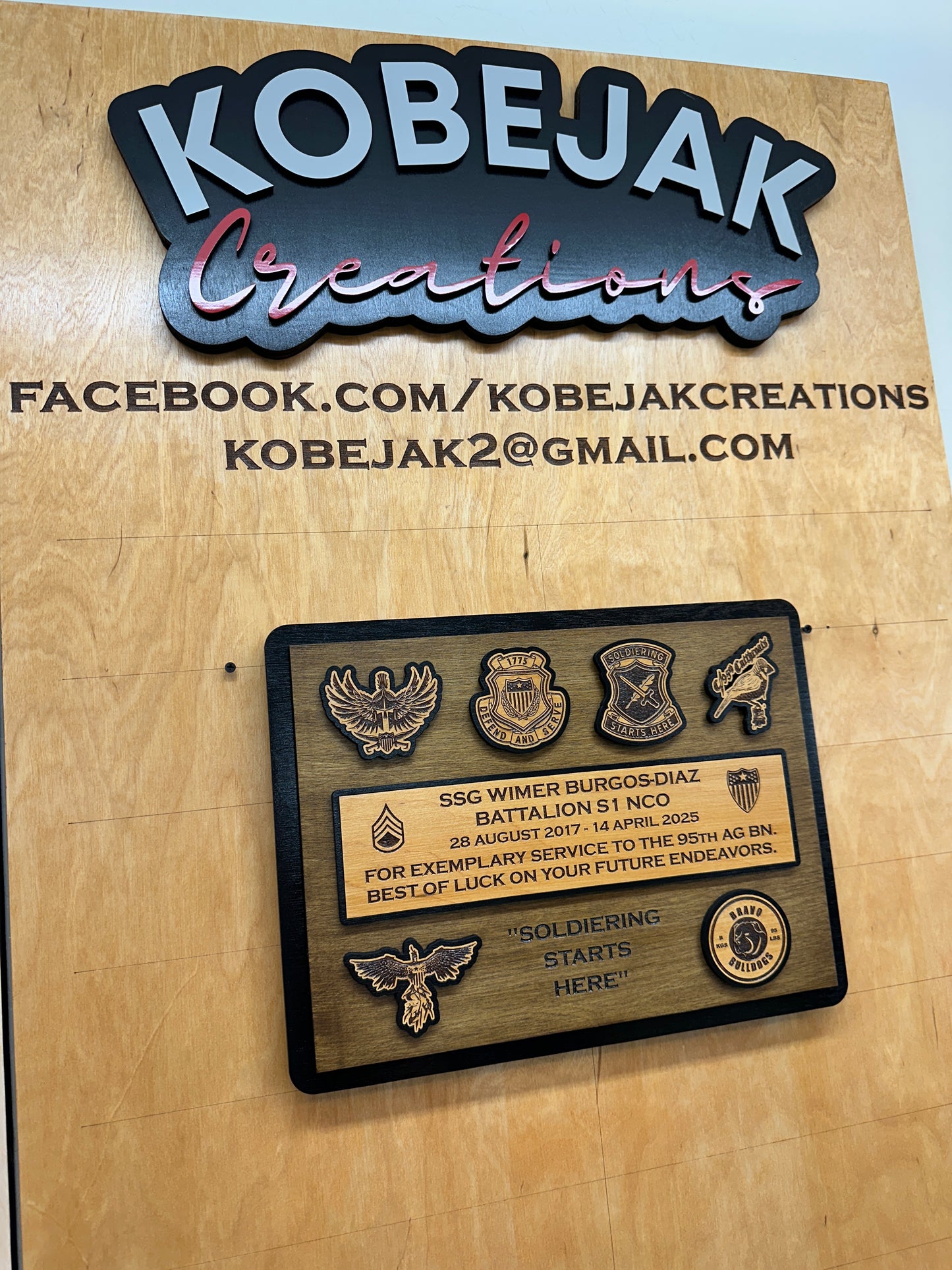 Frameless Plaques