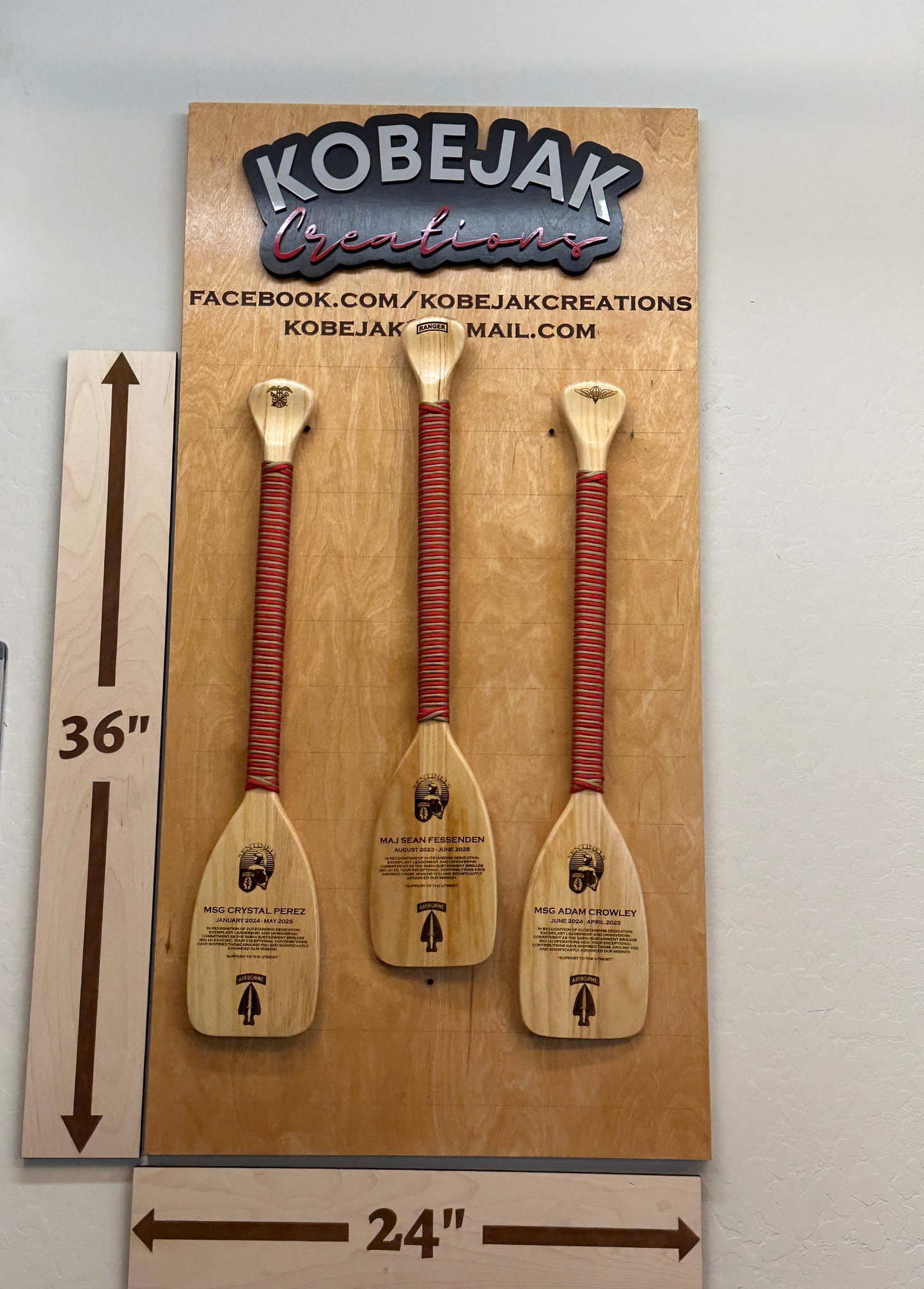 Wooden Oars