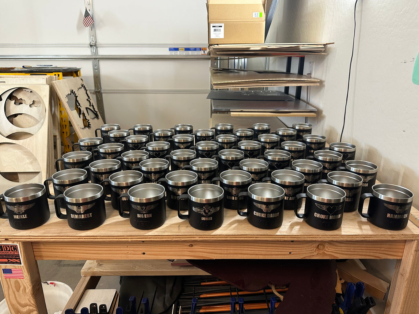 Laser-Engraved Yeti Drinkware