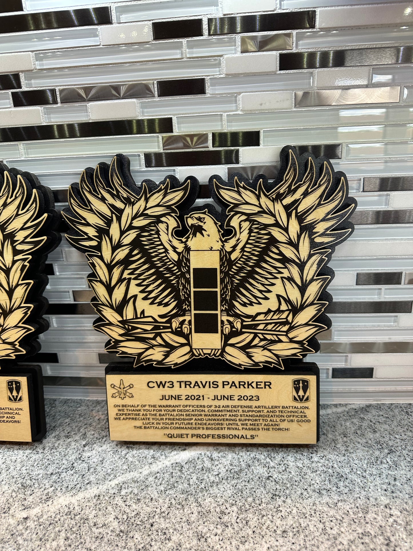 22", 15", & 12" Eagle Rising Plaques