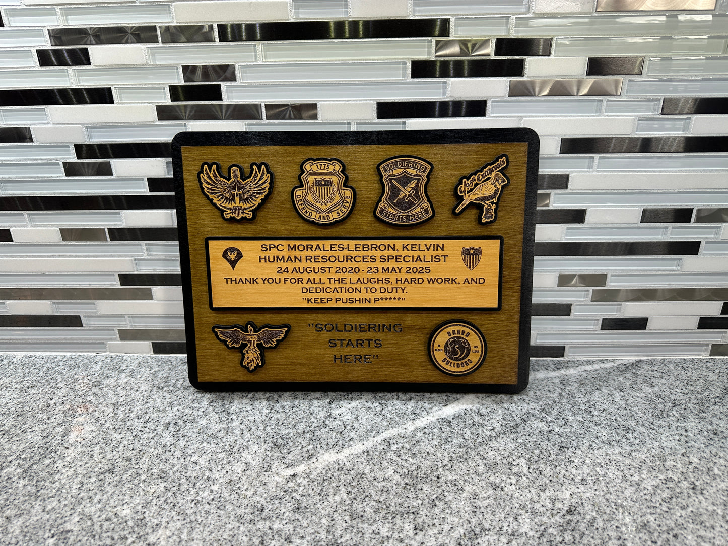 Frameless Plaques