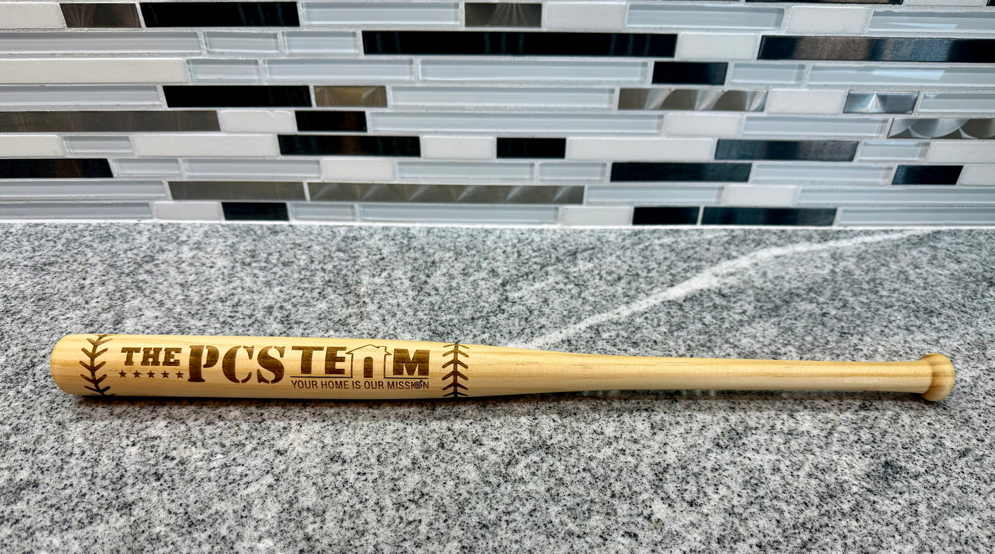 Laser-Engraved Baseball Bats
