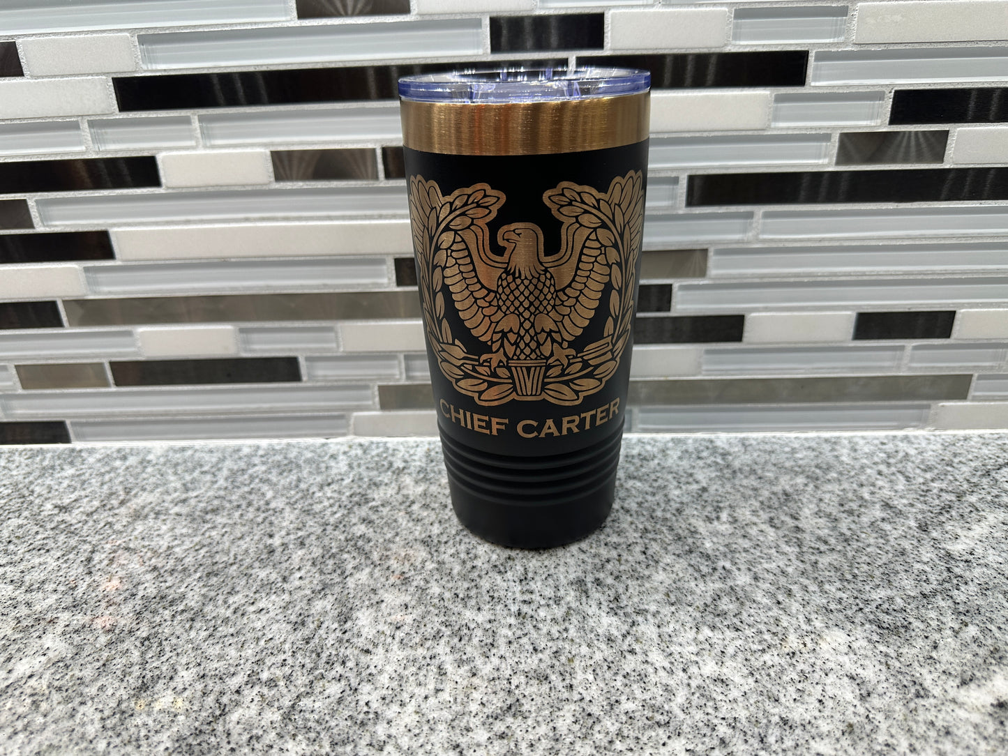 Laser-Engraved 20 oz. Tumbler
