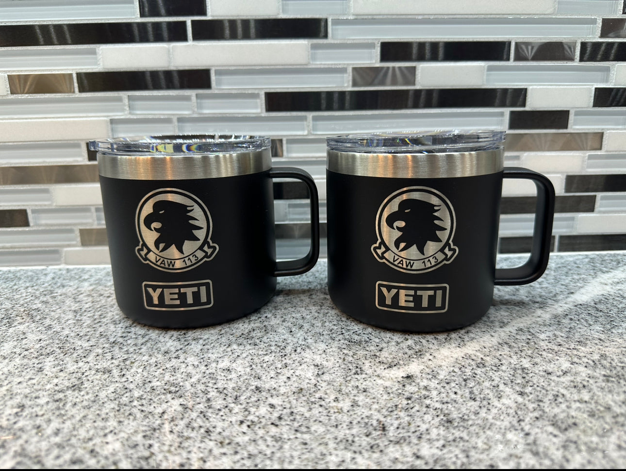 Laser-Engraved Yeti Drinkware