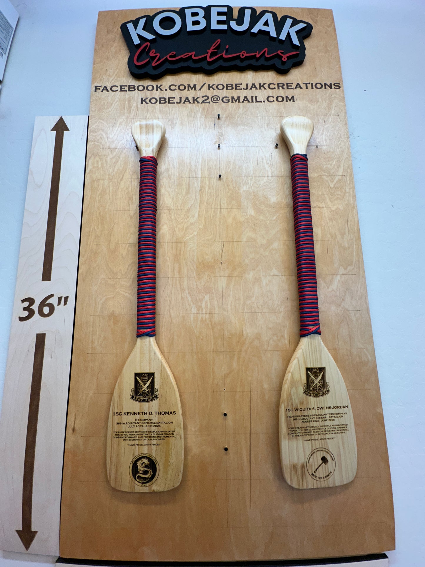 Wooden Oars