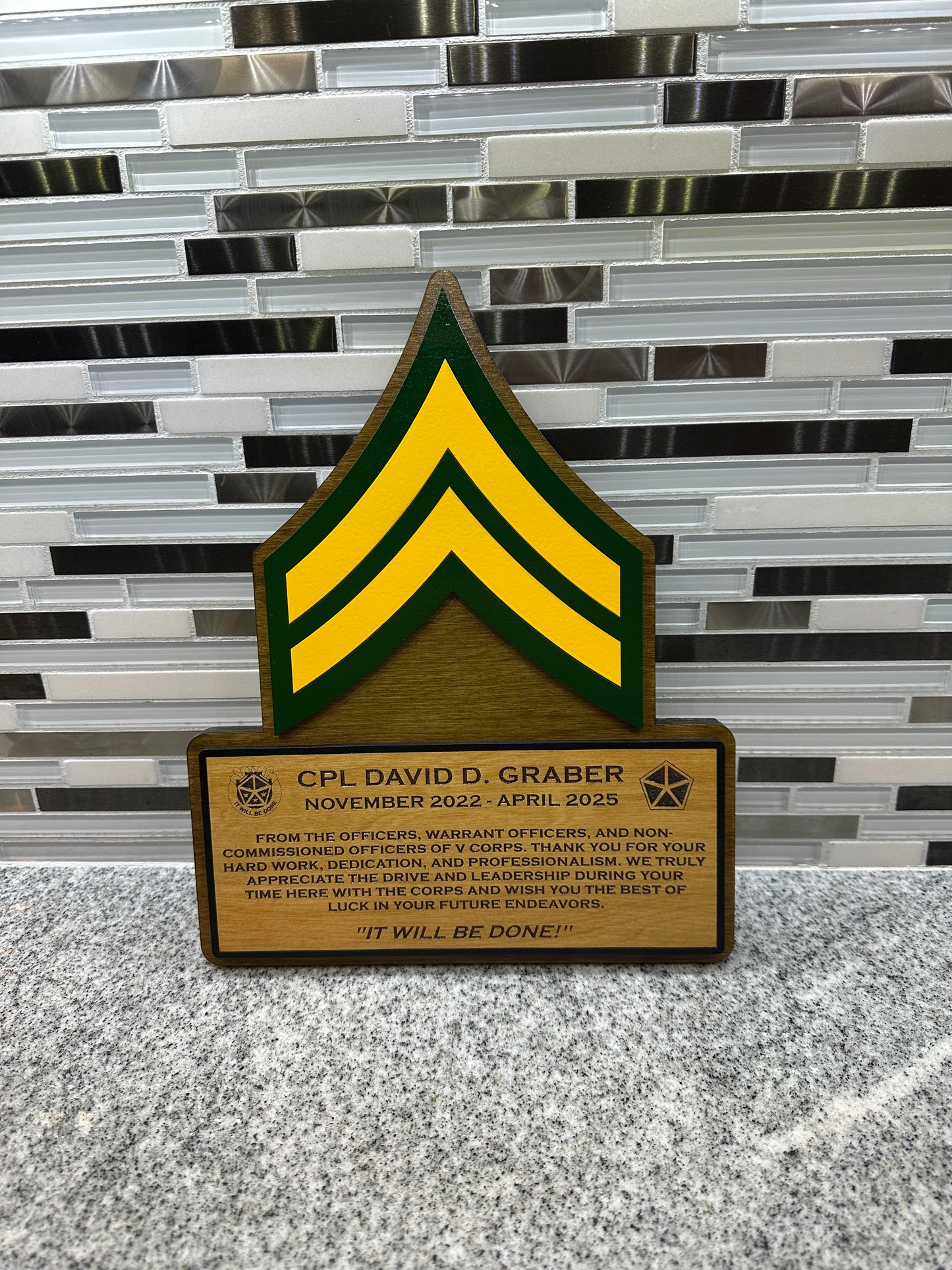 NCO Plaques