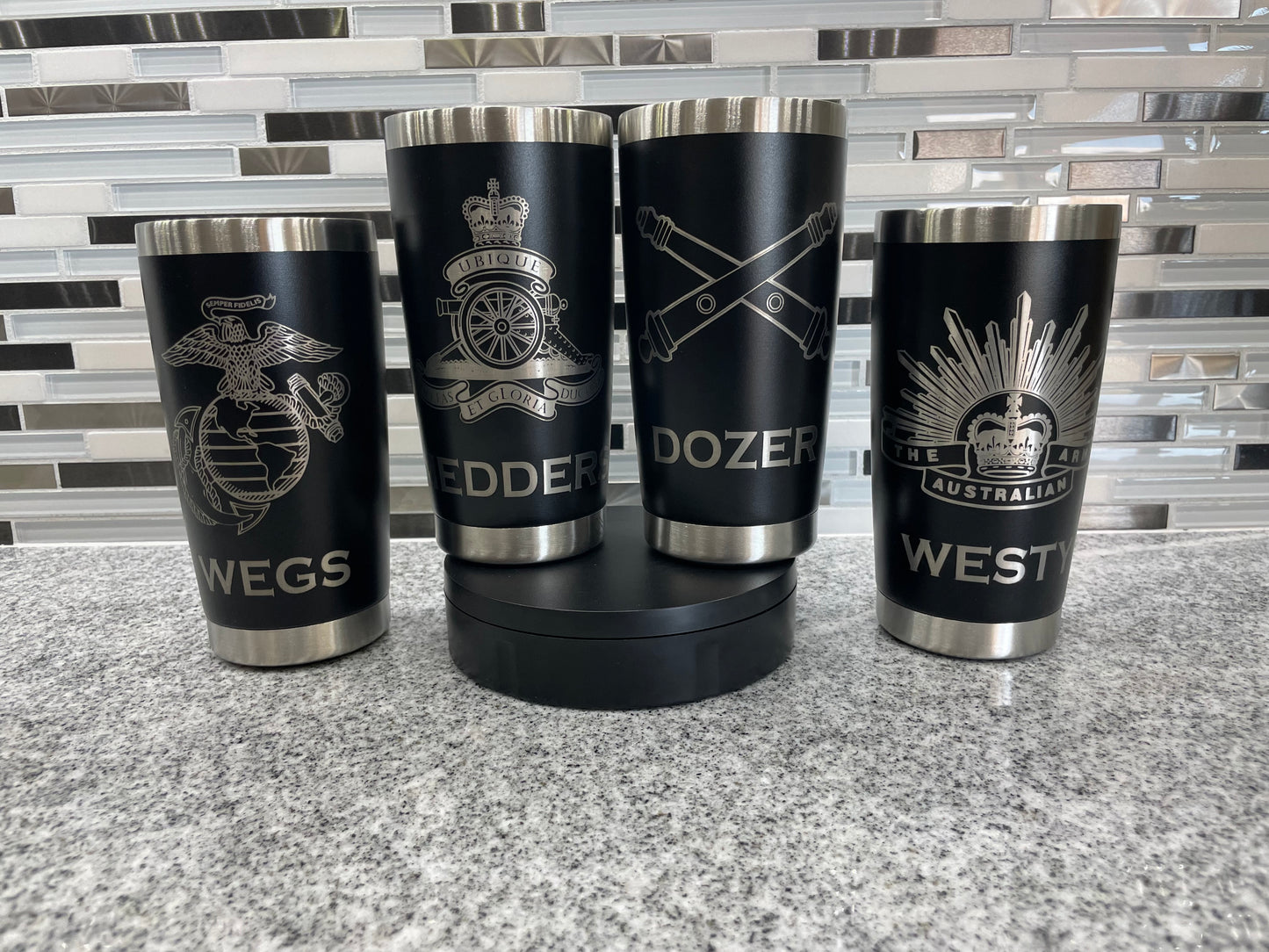 Laser-Engraved 20 oz. Tumbler