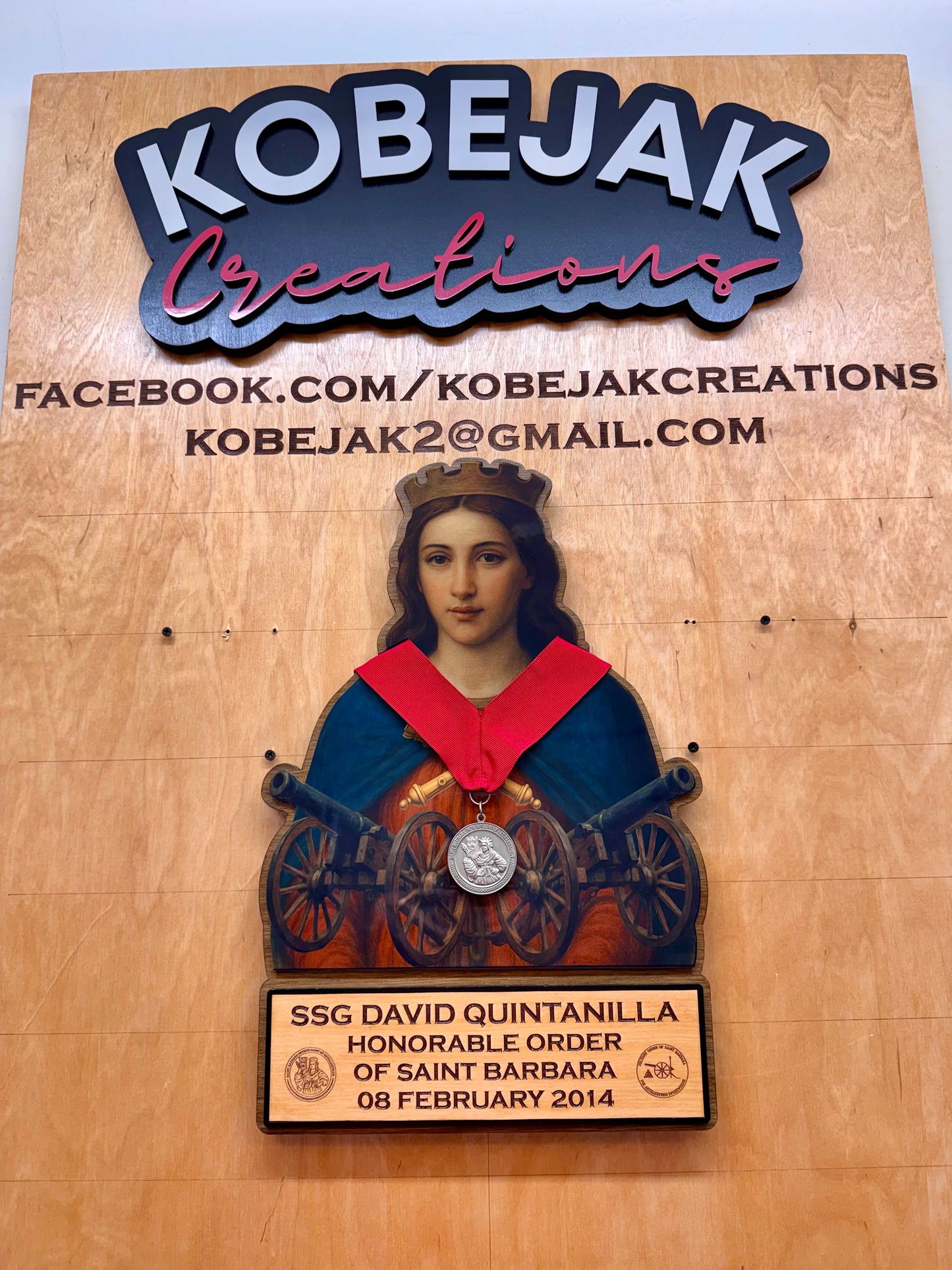 Medallion Display Plaque