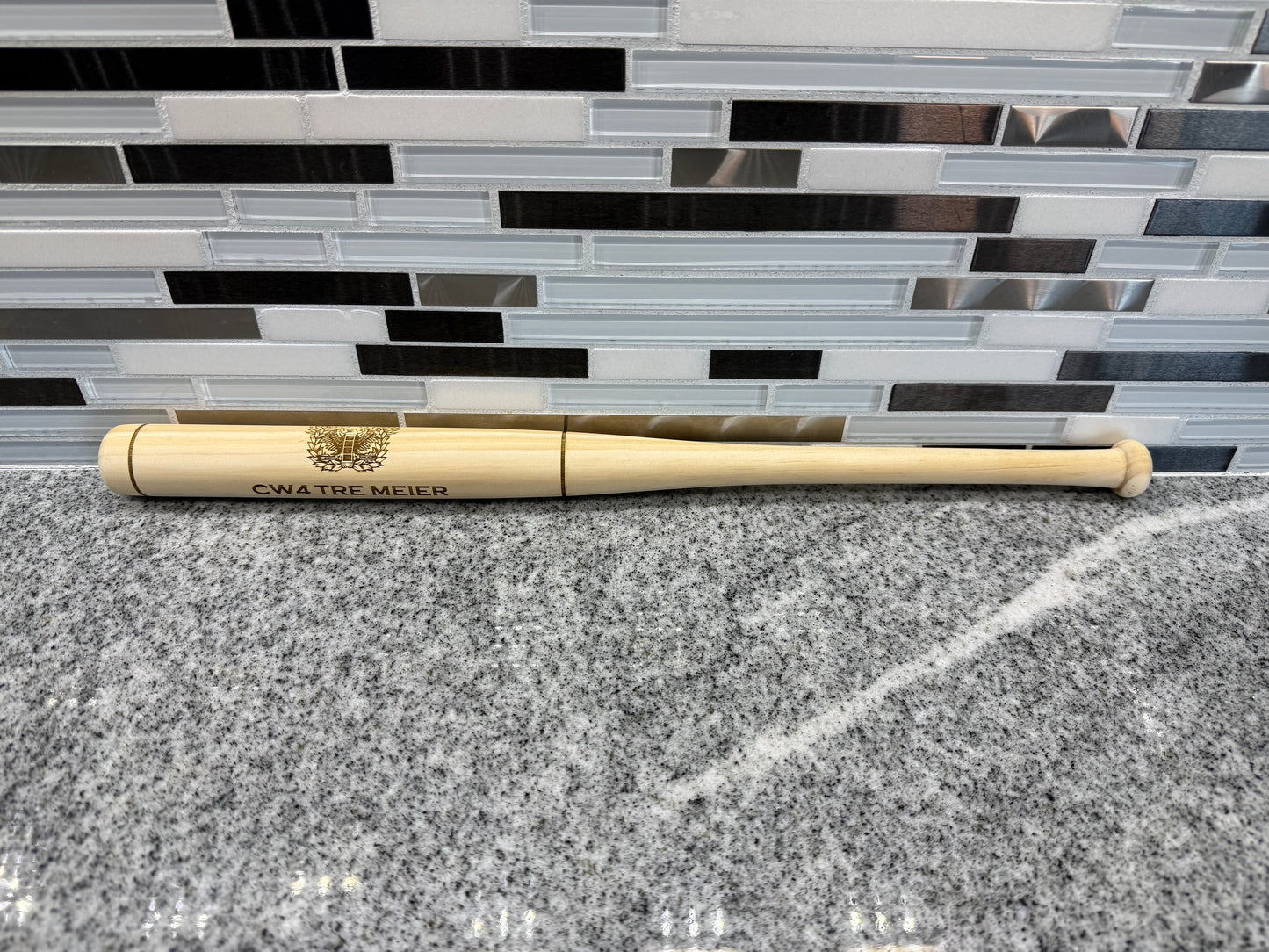 Laser-Engraved Baseball Bats