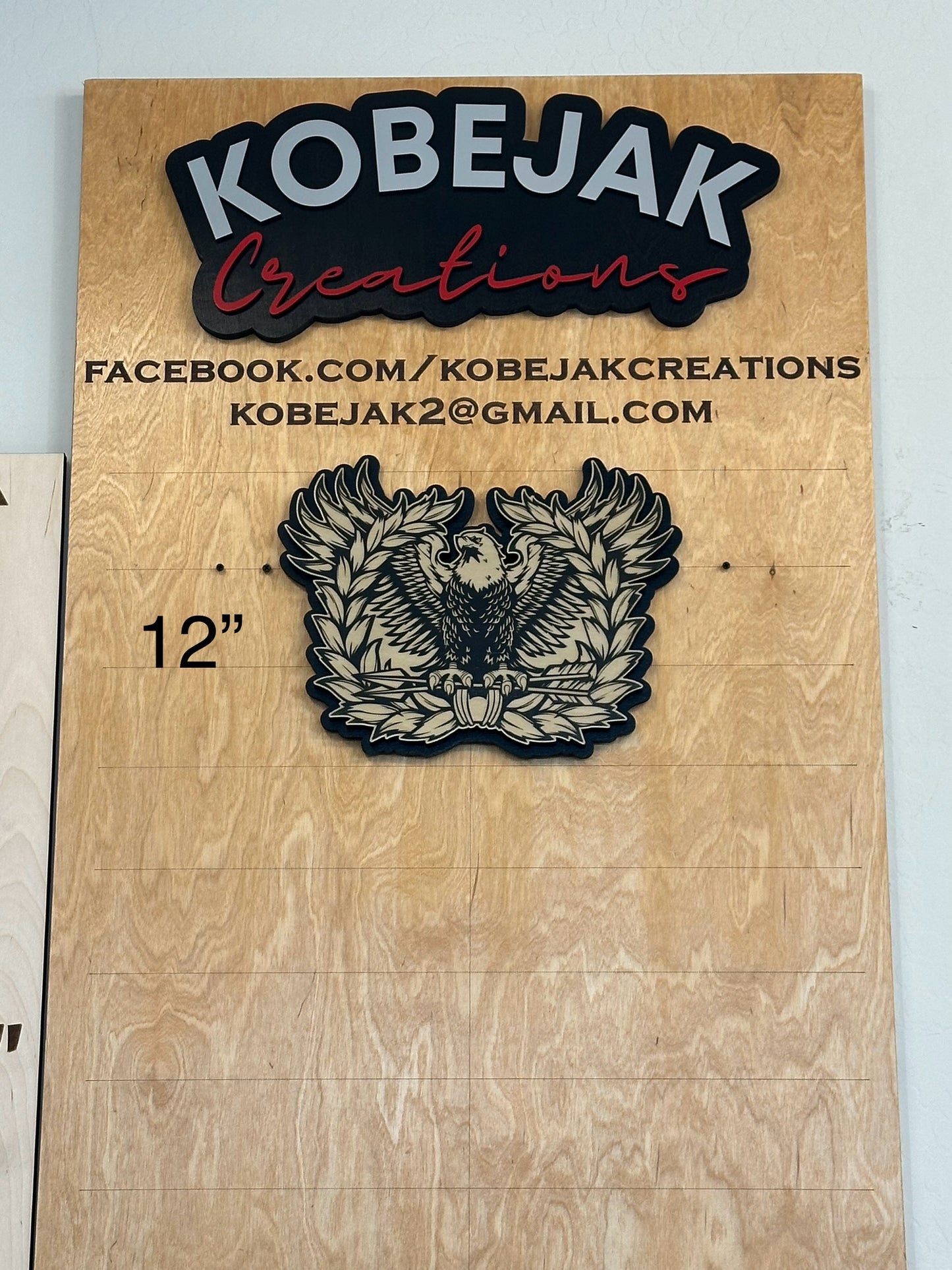 22", 15", & 12" Eagle Rising Plaques