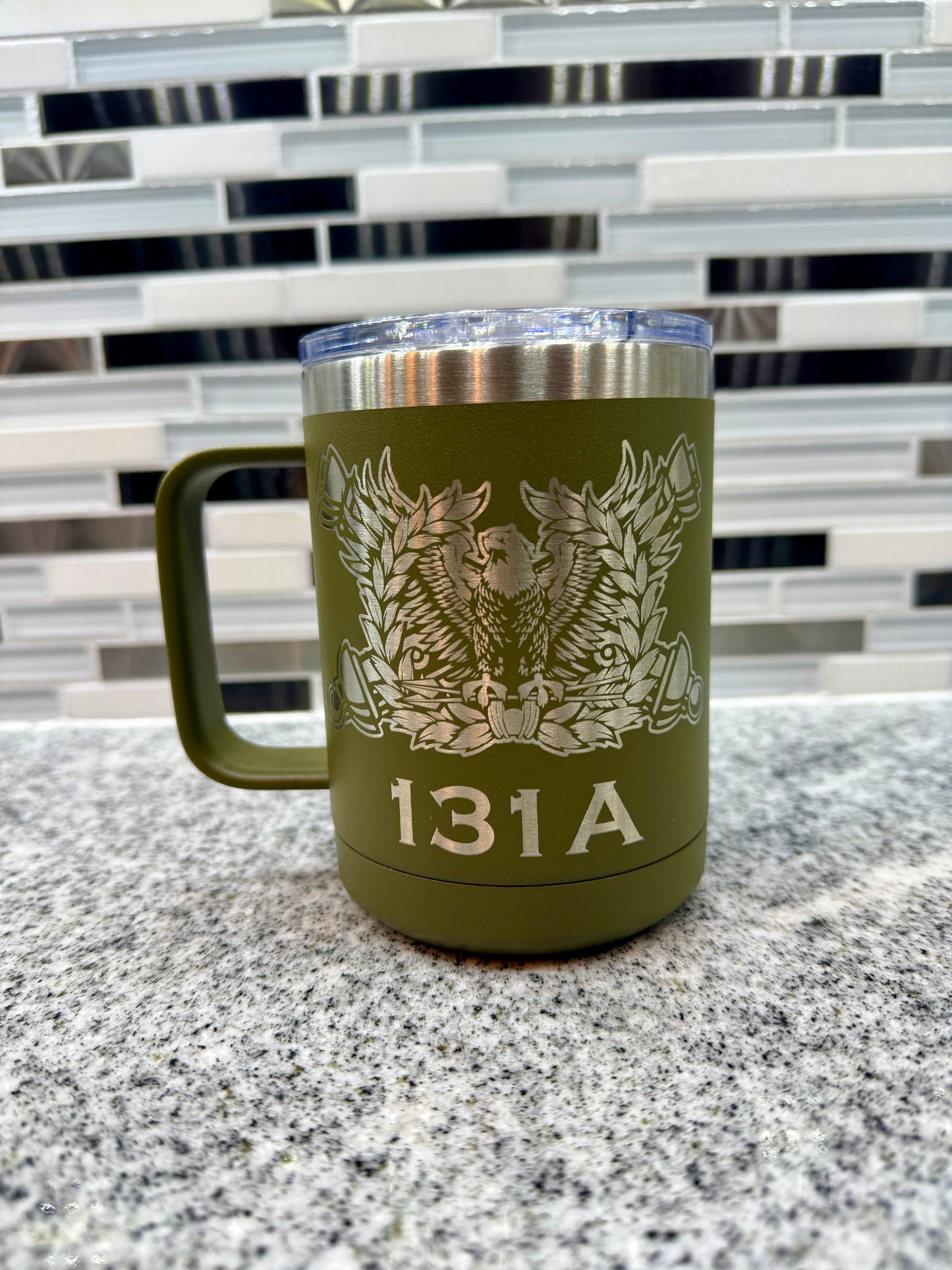 Laser-Engraved 15 oz. Coffee Mug