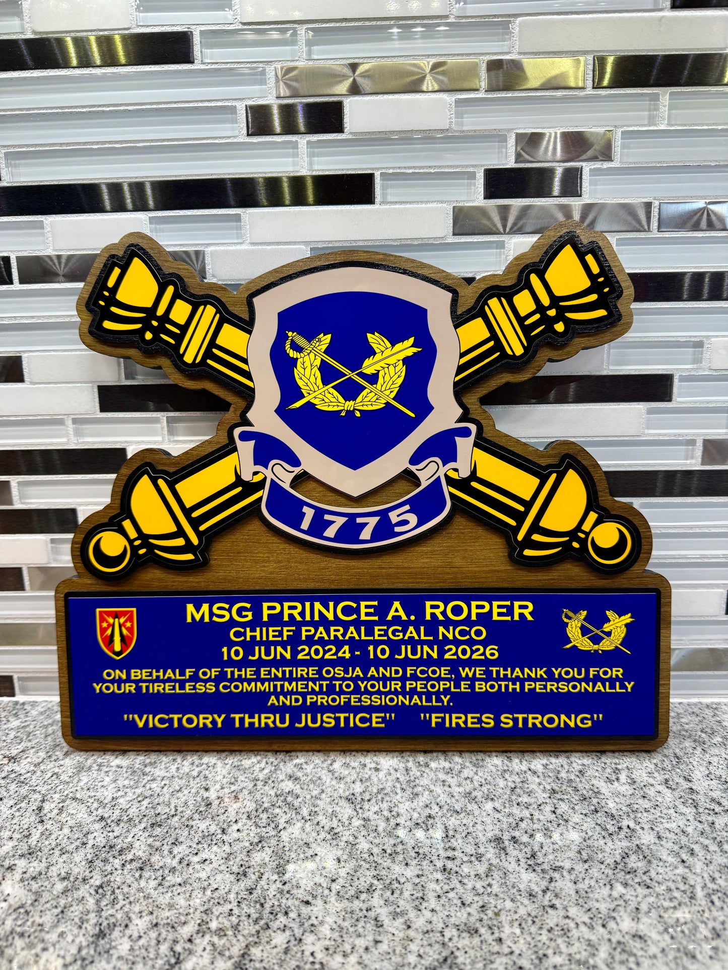 Farewell Plaques