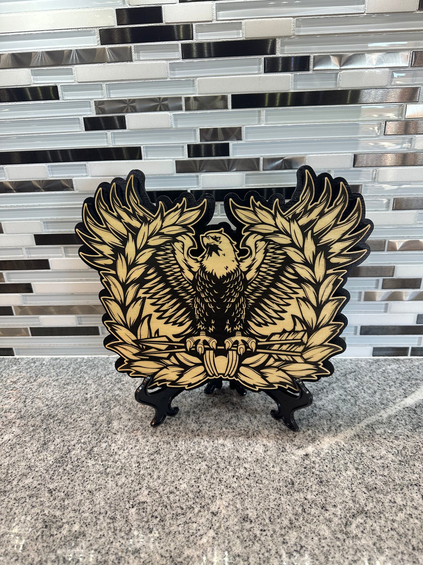 22", 15", & 12" Eagle Rising Plaques