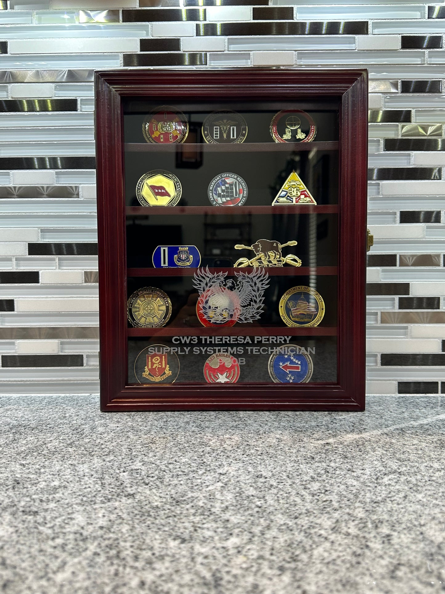 5-Tier Wall-Mounted Coin Holder