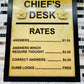 11" x 14" Warrant Officer Office Signs