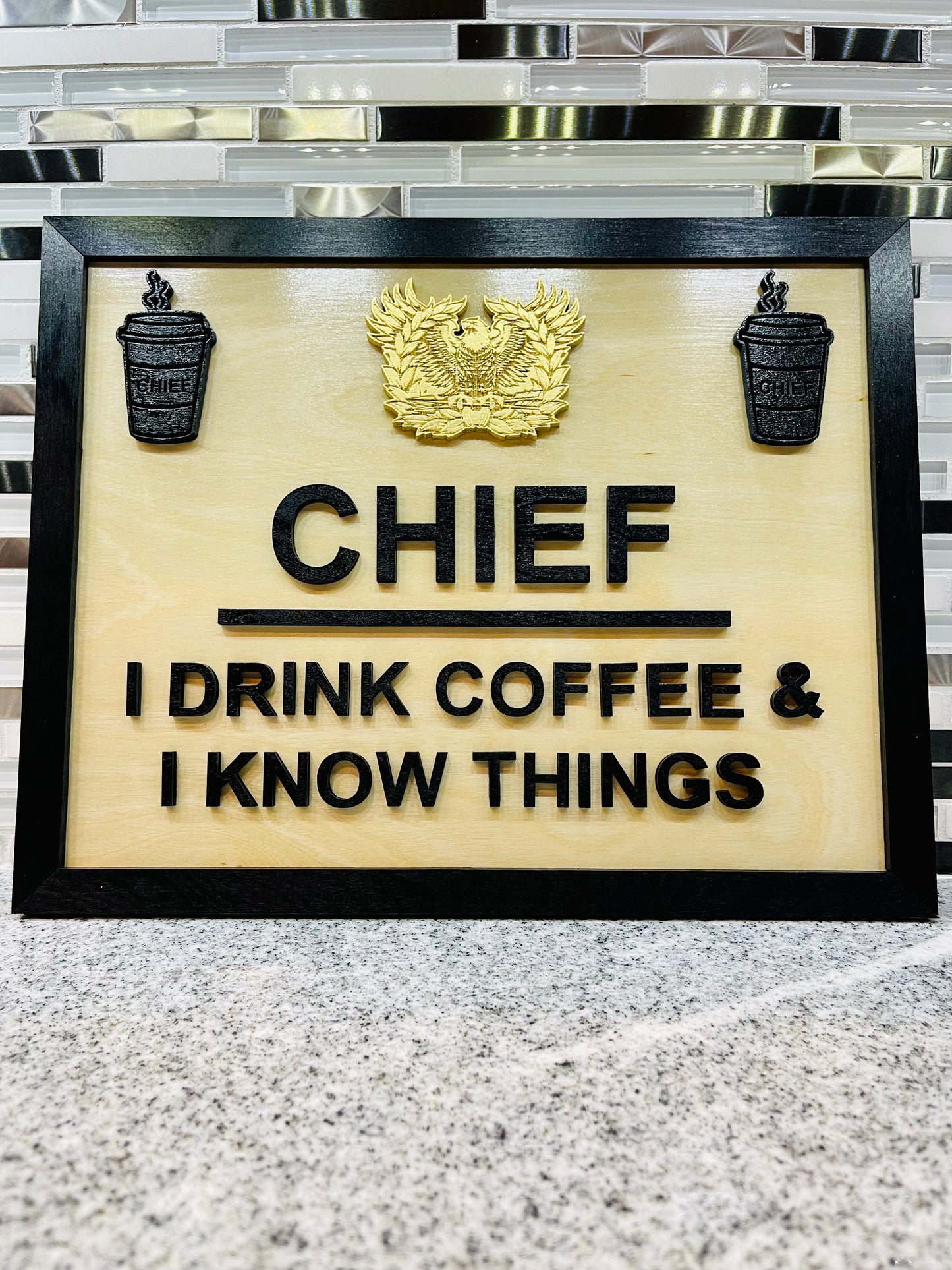 11" x 14" Warrant Officer Office Signs