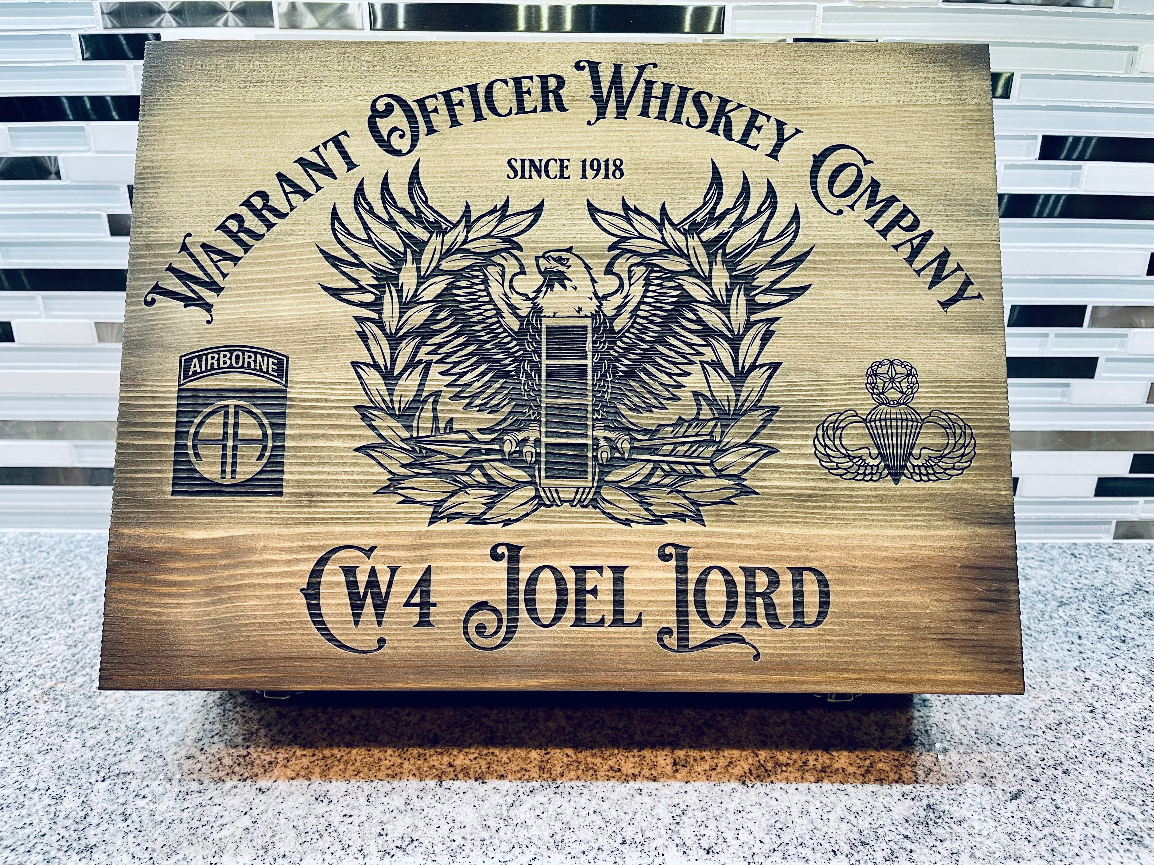 Crown Royal Whiskey Barrel Sign - Rustic Wooden Crate Whiskey Laser En –  Ben & Angies Gifts