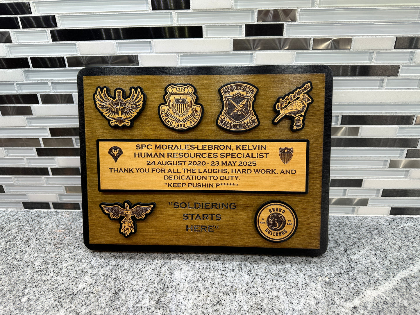 Frameless Plaques