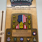 Retirement Plaque with Flag & Ranks