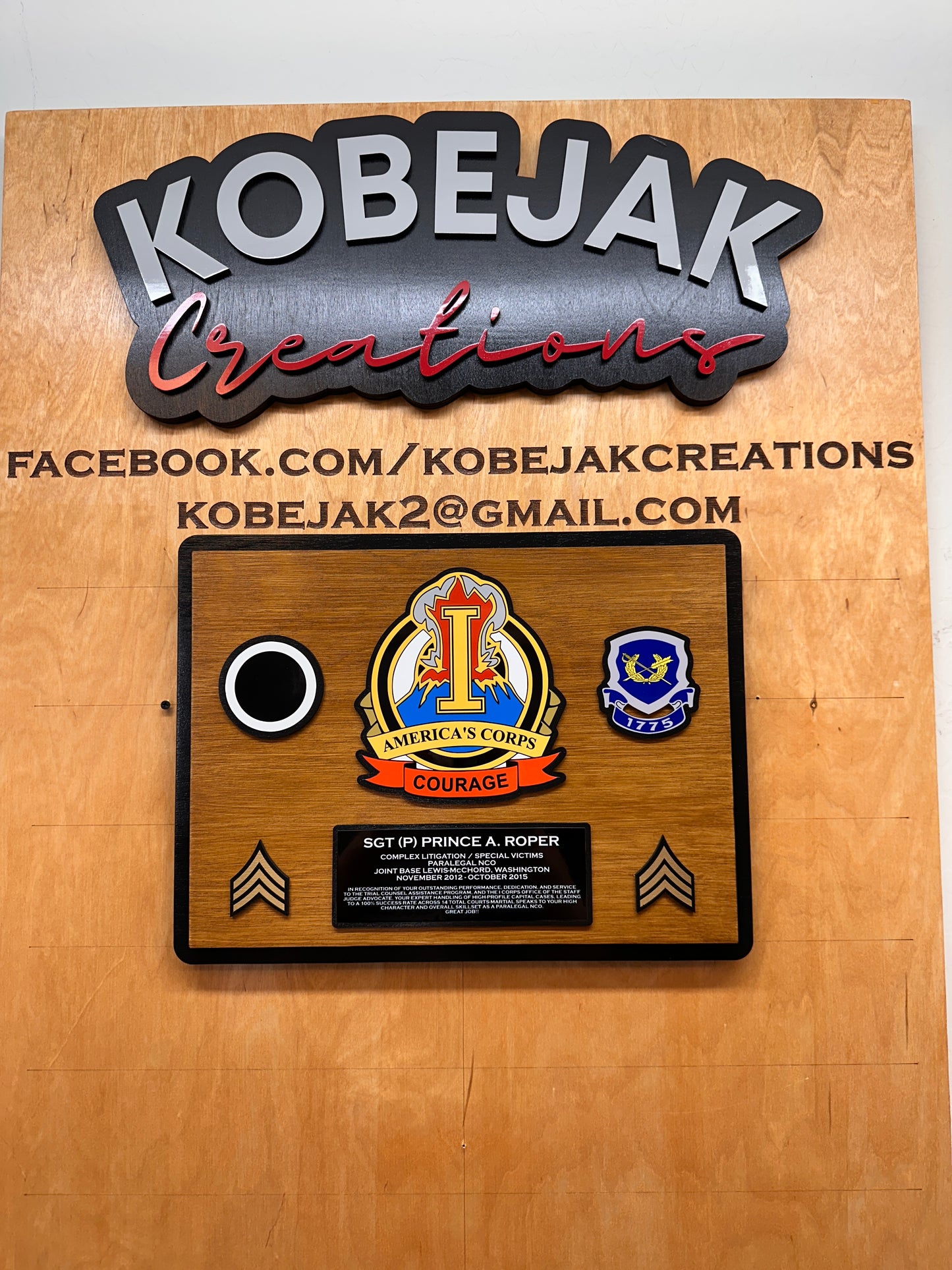 Frameless Plaques