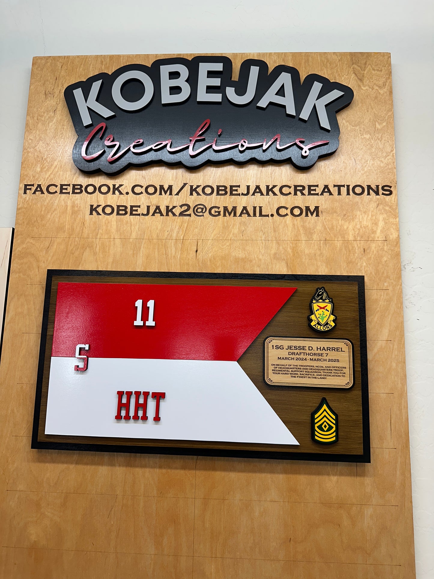 Guidon Plaque
