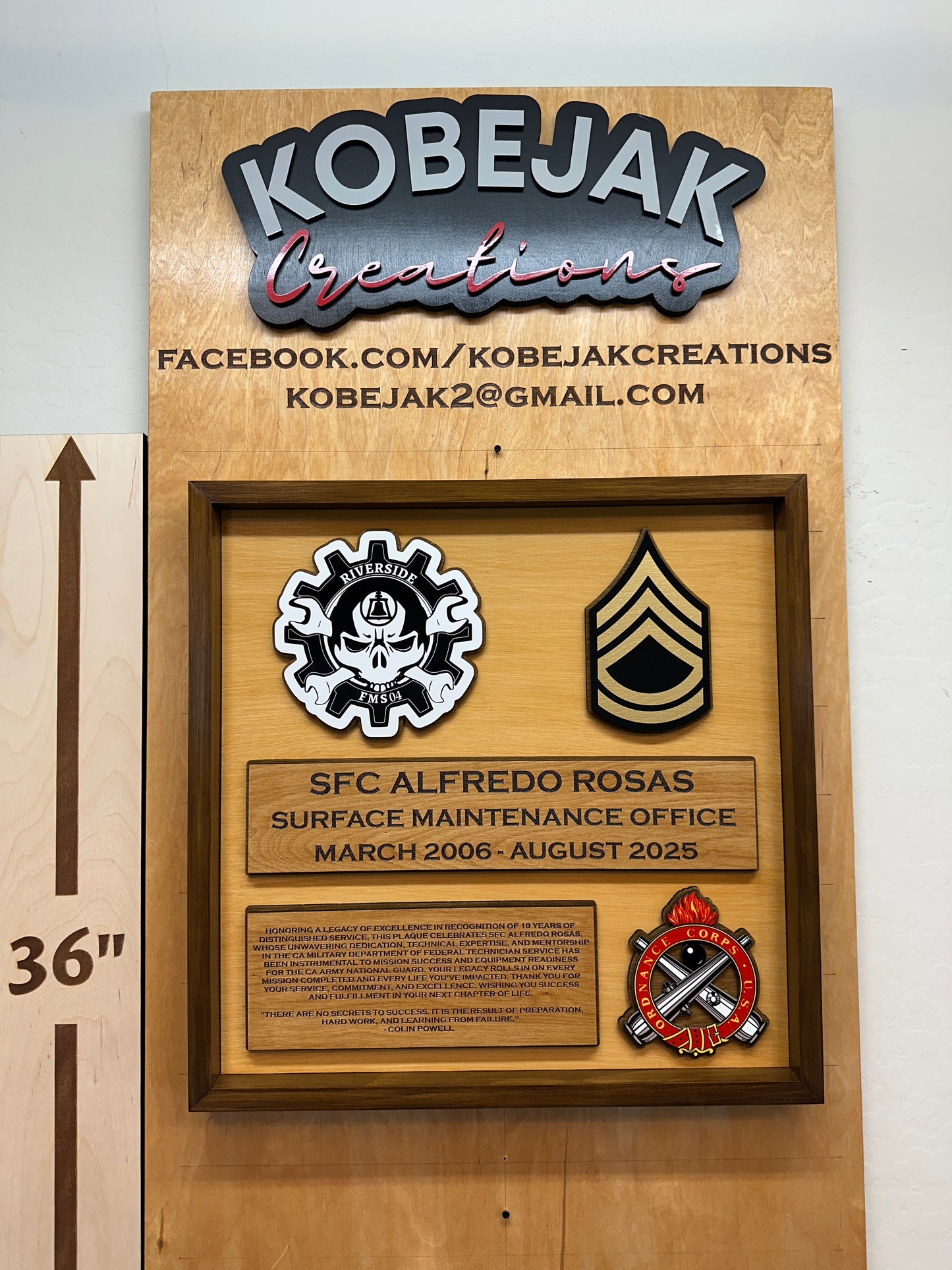 Framed Plaques