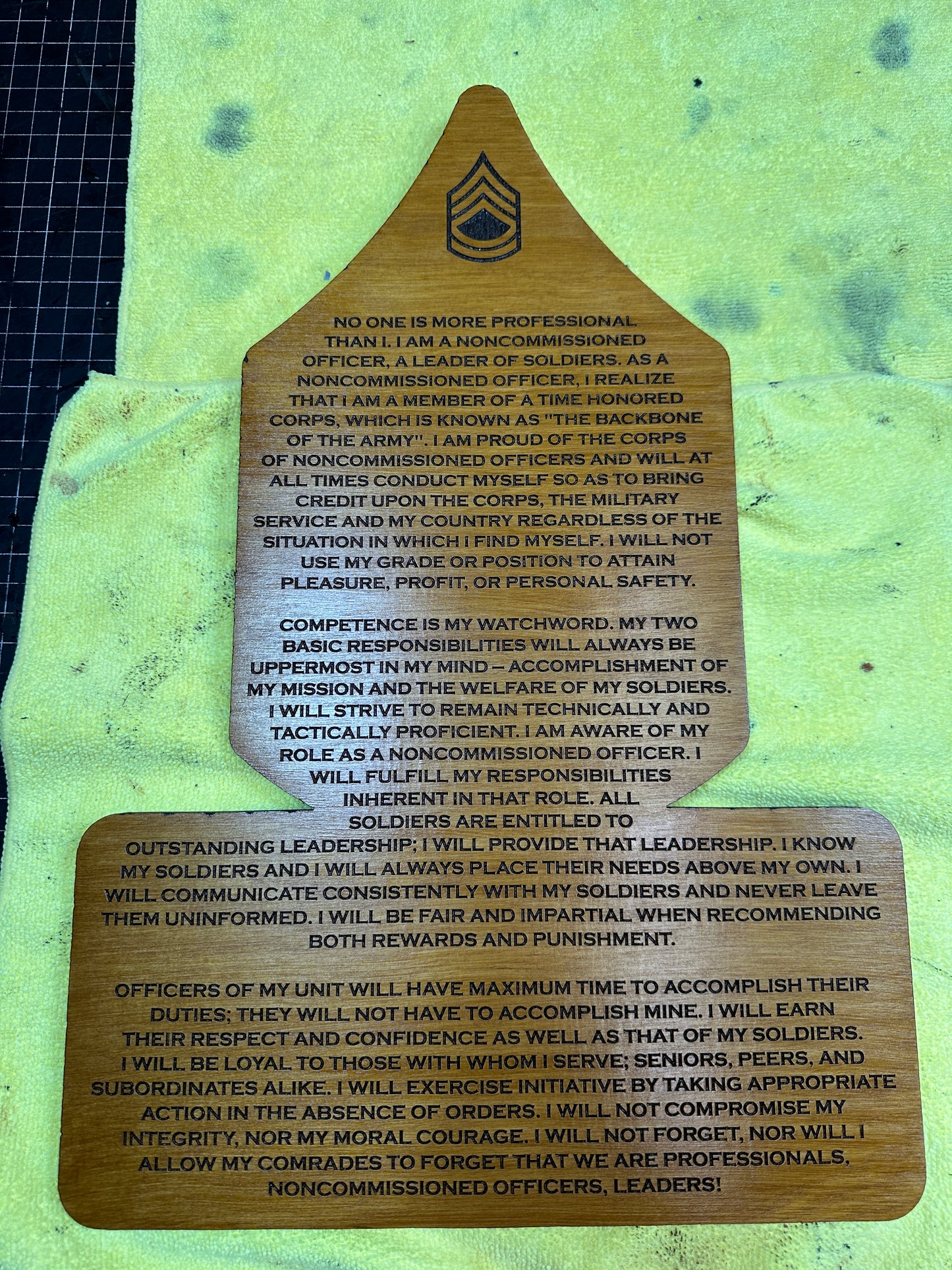NCO Plaques