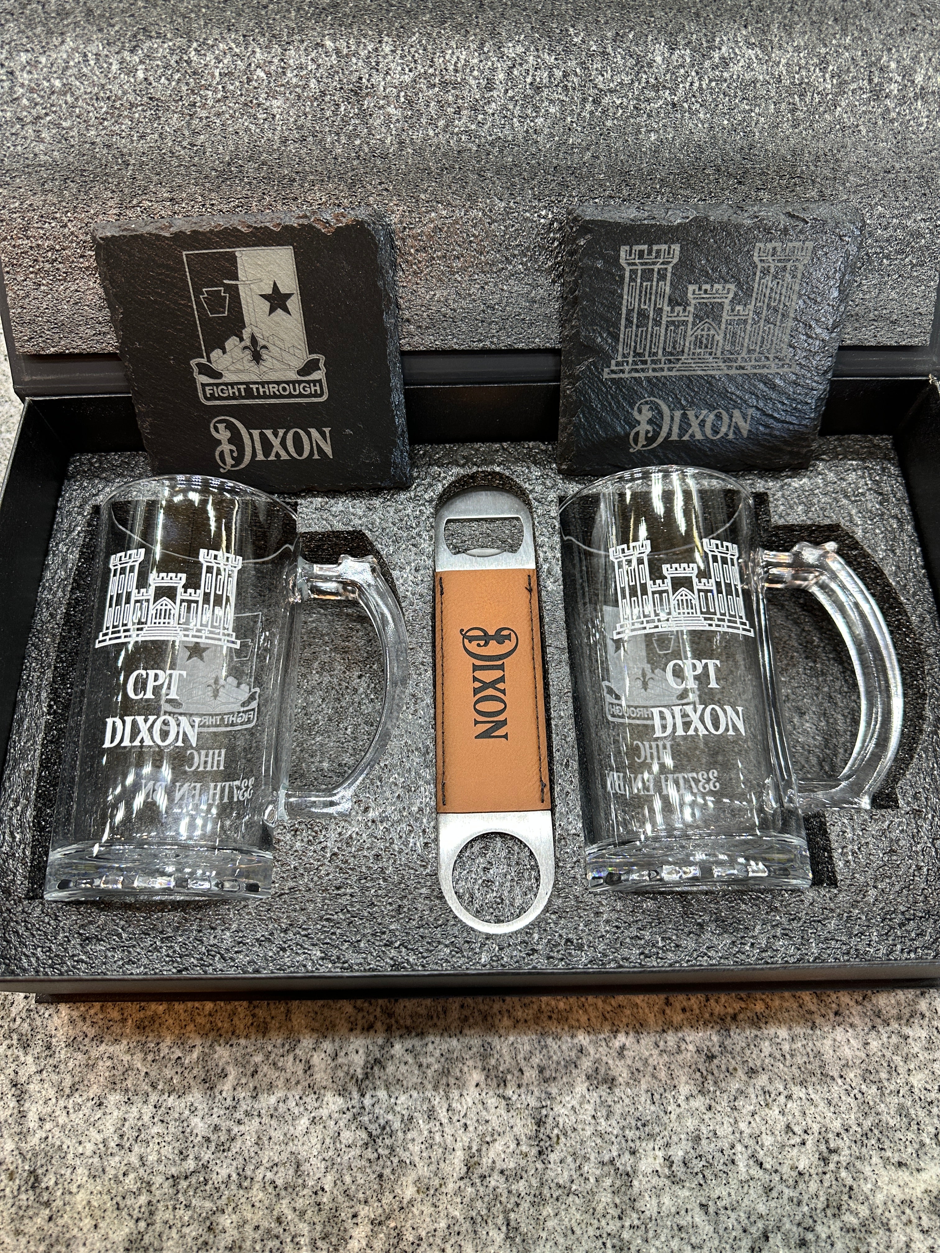Custom Beer Mug Set – KobeJak Creations