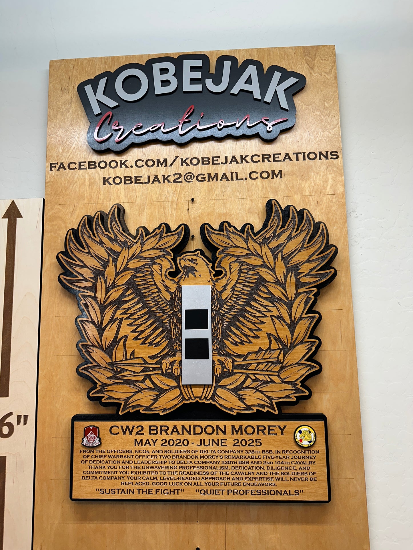 Fancy Eagle Rising Plaques